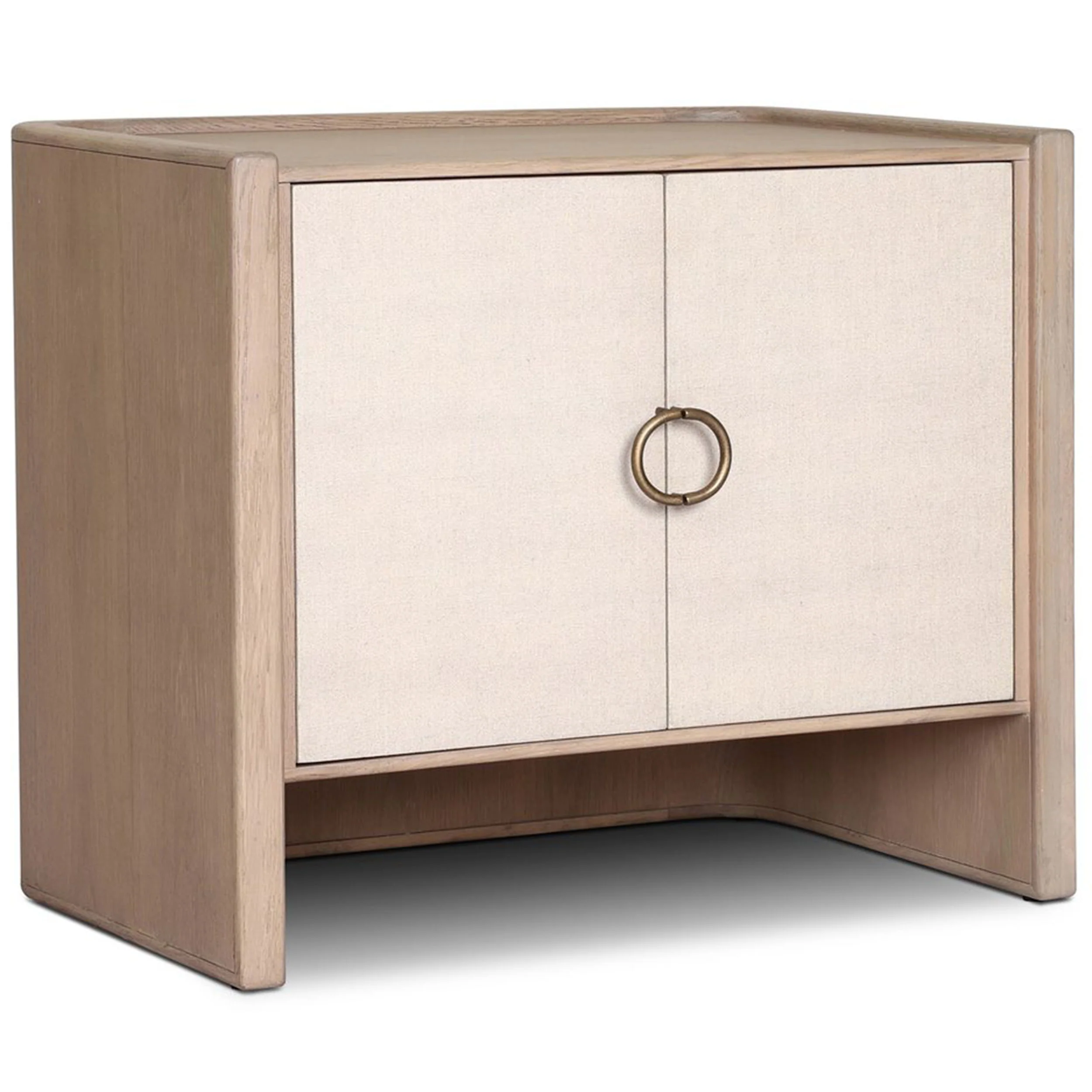Kiran Nightstand, Beige by Four Hands