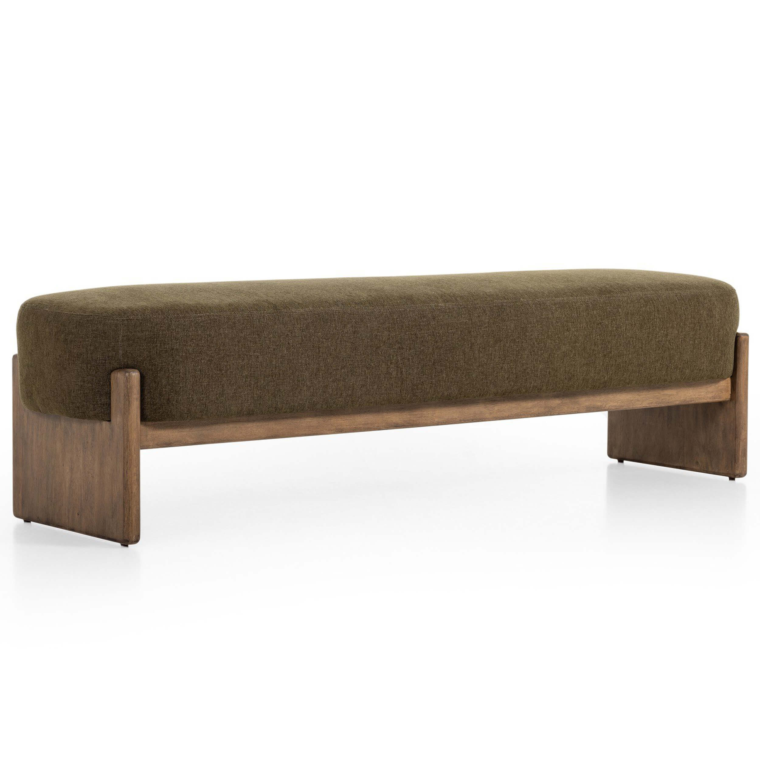 Kirby Accent Bench, Sutton Olive by Four Hands