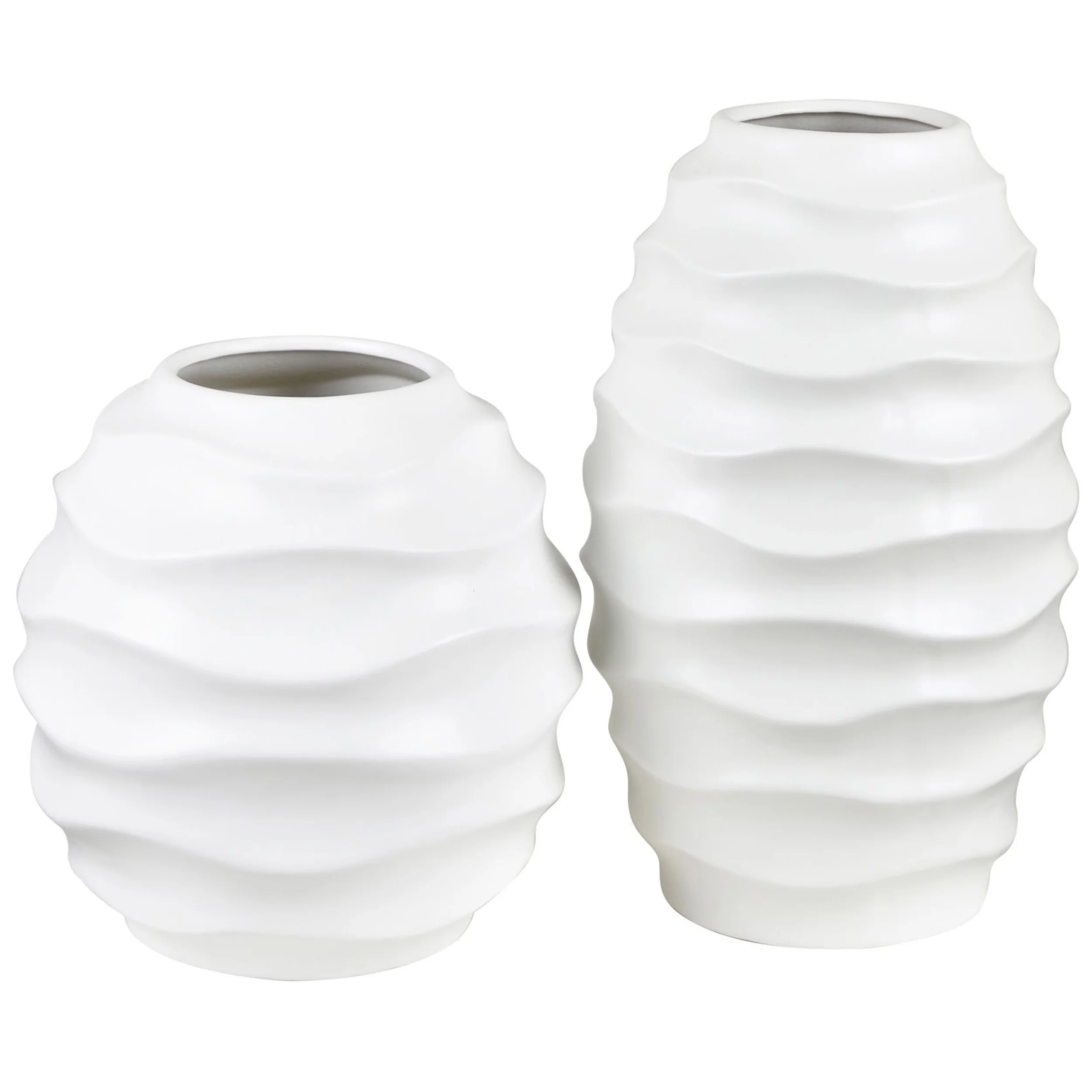 Kittredge Vases, White