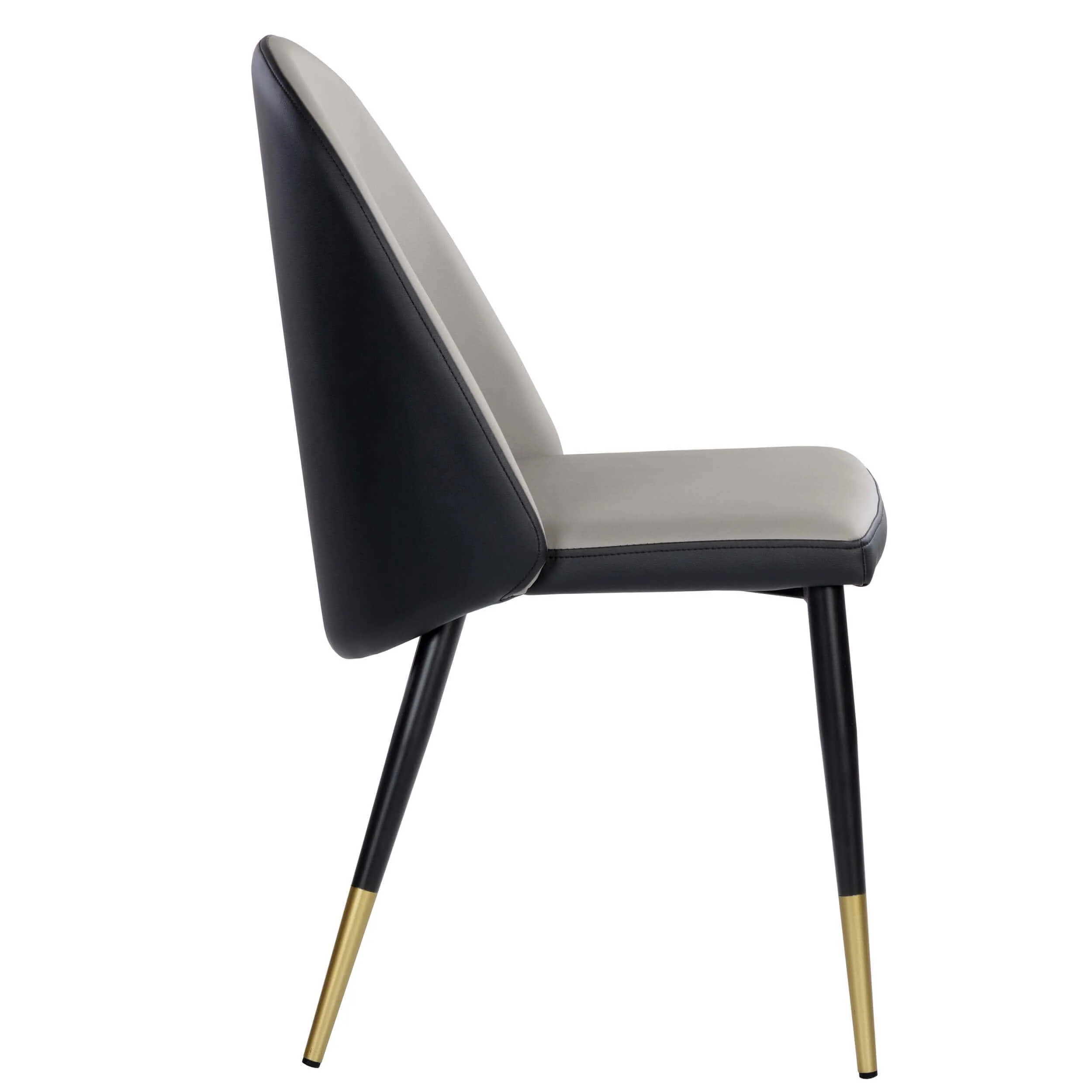 Kline Dining Chair, Dillon Stratus/Dillon Black, Set of 2 - Image 2