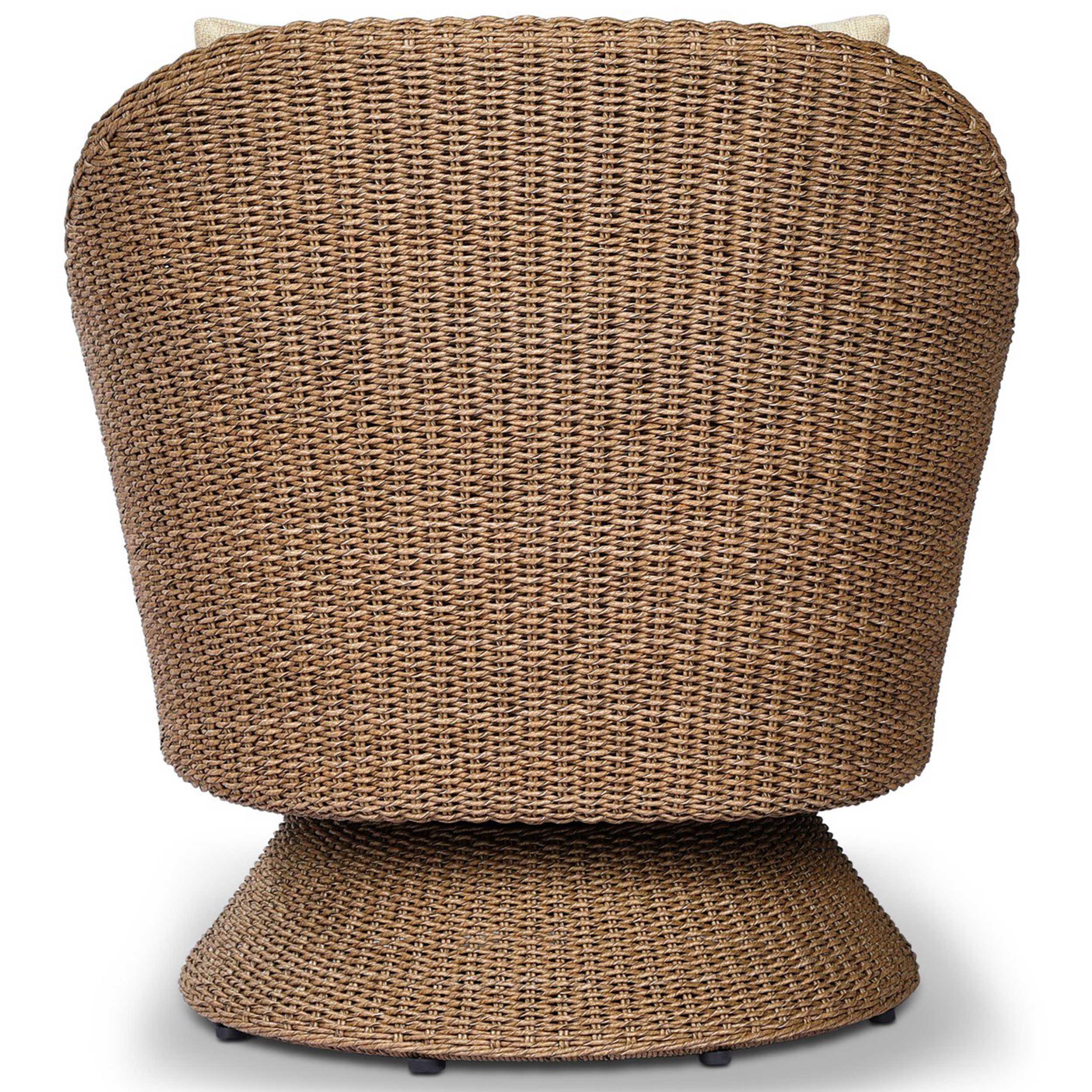 Koe Outdoor Chair, Faux Dark Hyacinth/Ellor Beige by Four Hands - Image 4