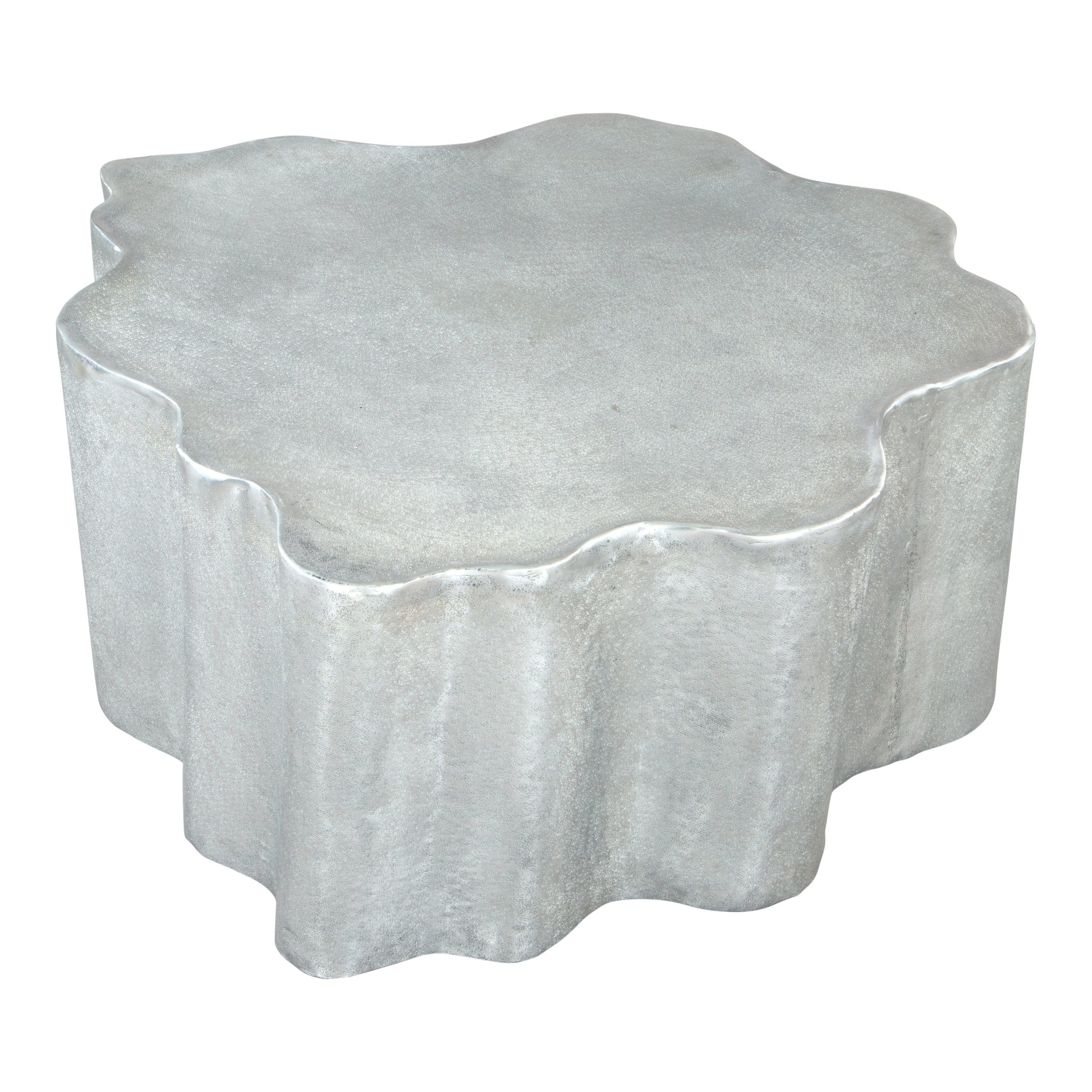 Kortha Coffee Table, Antique Silver - Image 3