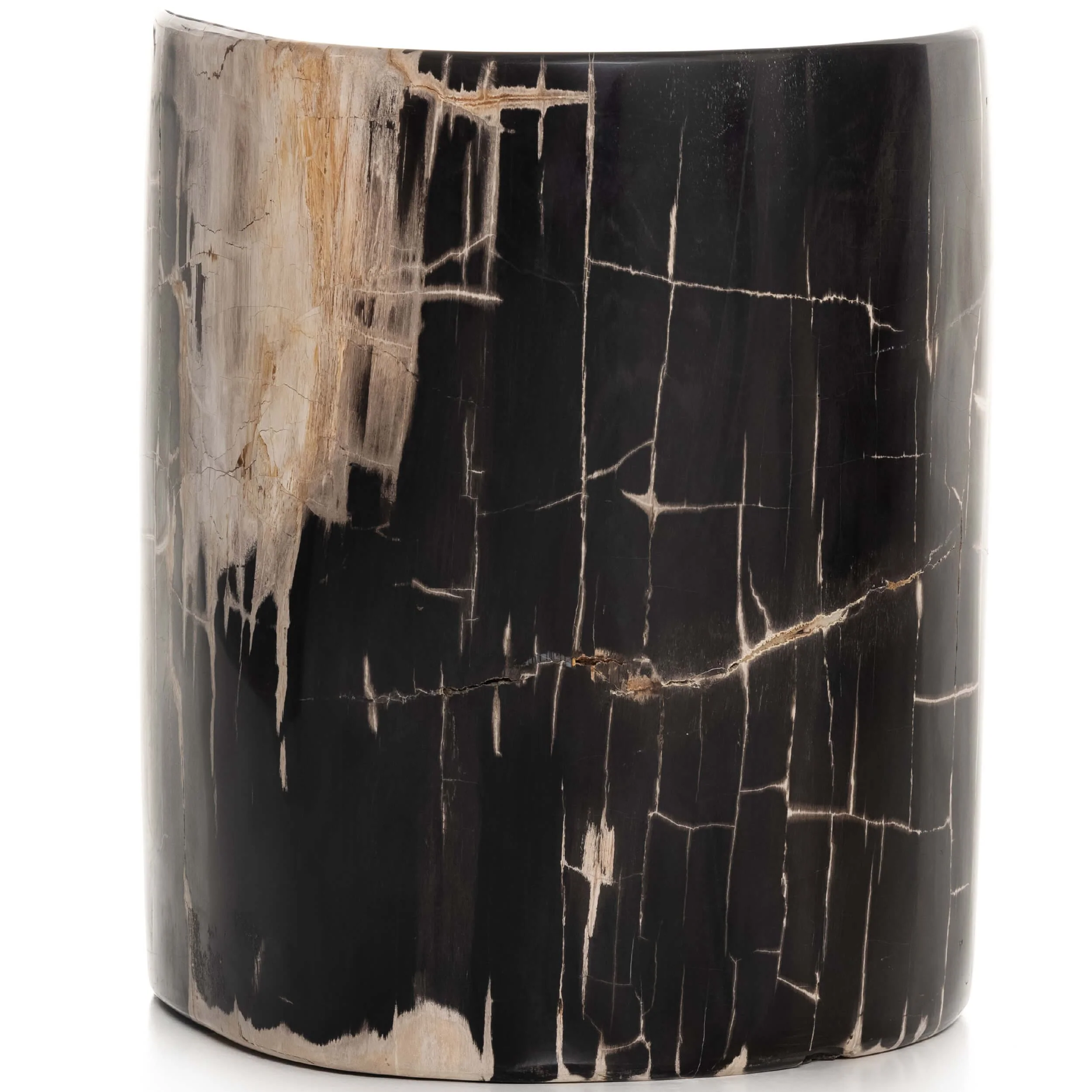 Kos End Table, Dark Petrified by Four Hands - Image 2