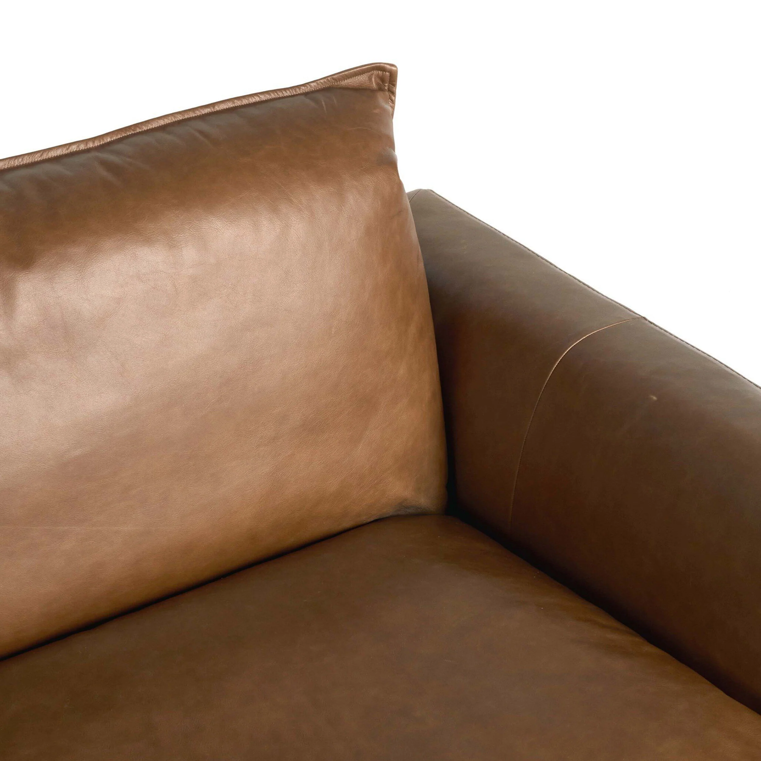 Kosa Power Recliner 3 Piece Leather Sectional, Sonoma Chestnut by Four Hands - Image 6