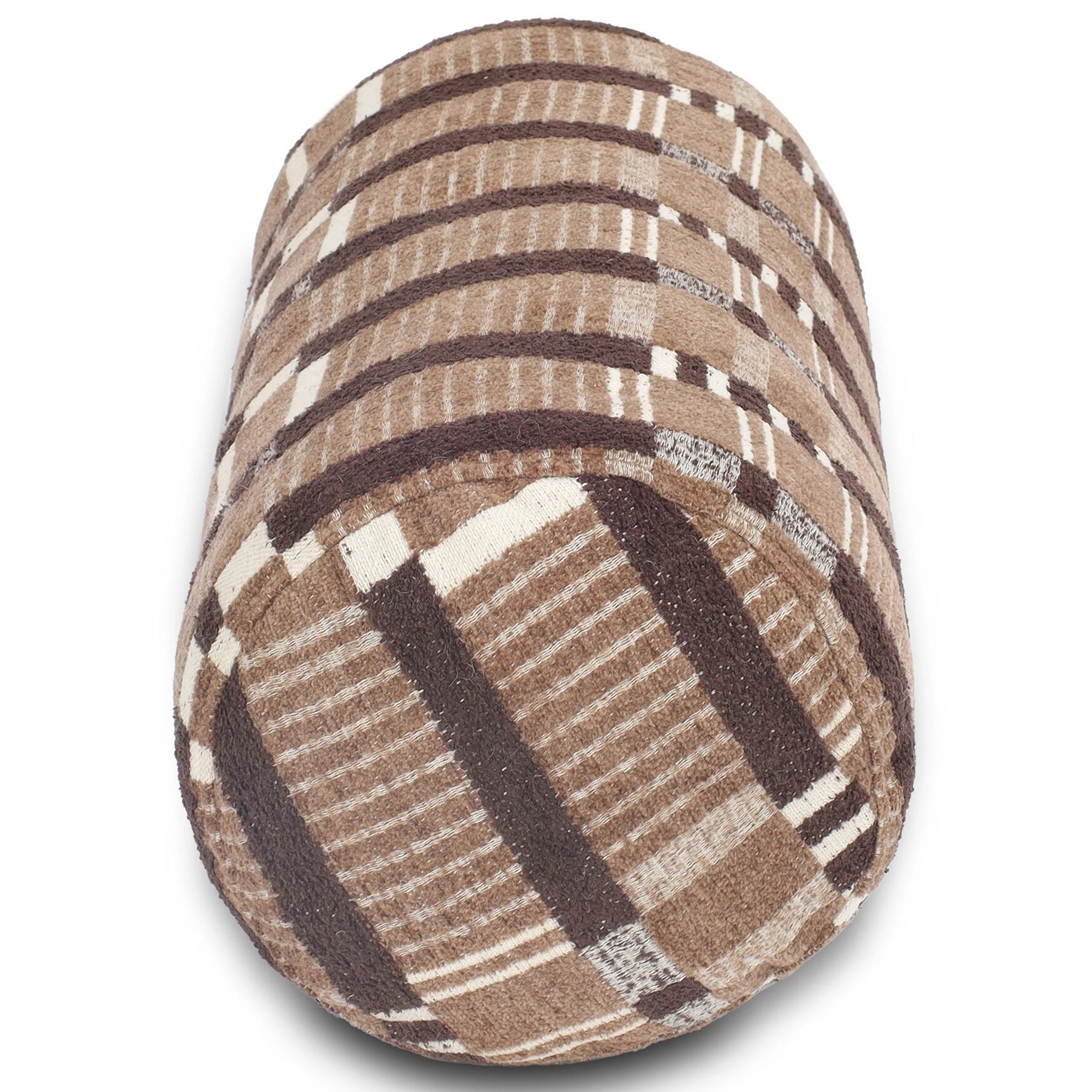 Kova Bolster Pillow, Sandhill Cocoa by Four Hands - Image 3