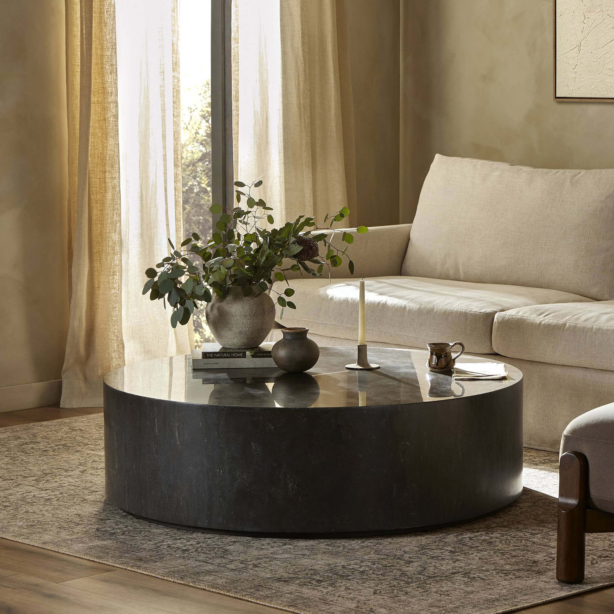 Kramer Coffee Table, Bluestone by Four Hands - Image 4
