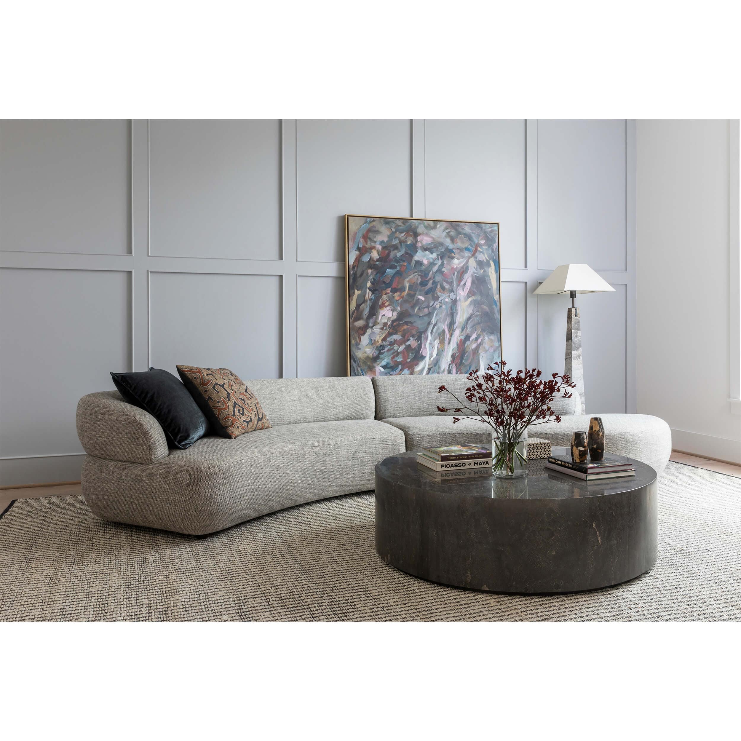 Kramer Coffee Table, Bluestone by Four Hands - Image 6