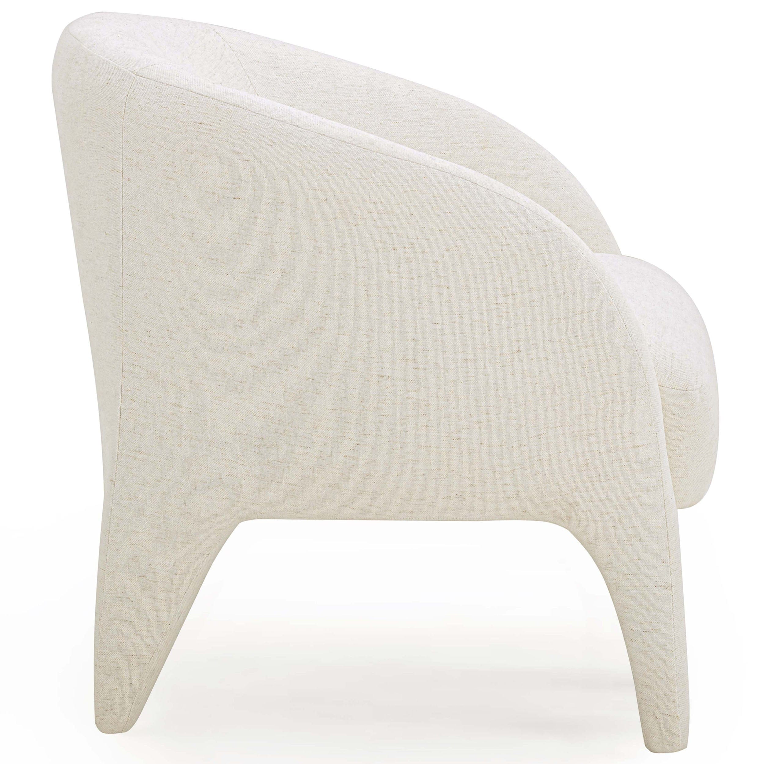 Kris Accent Chair, Cream - Image 3