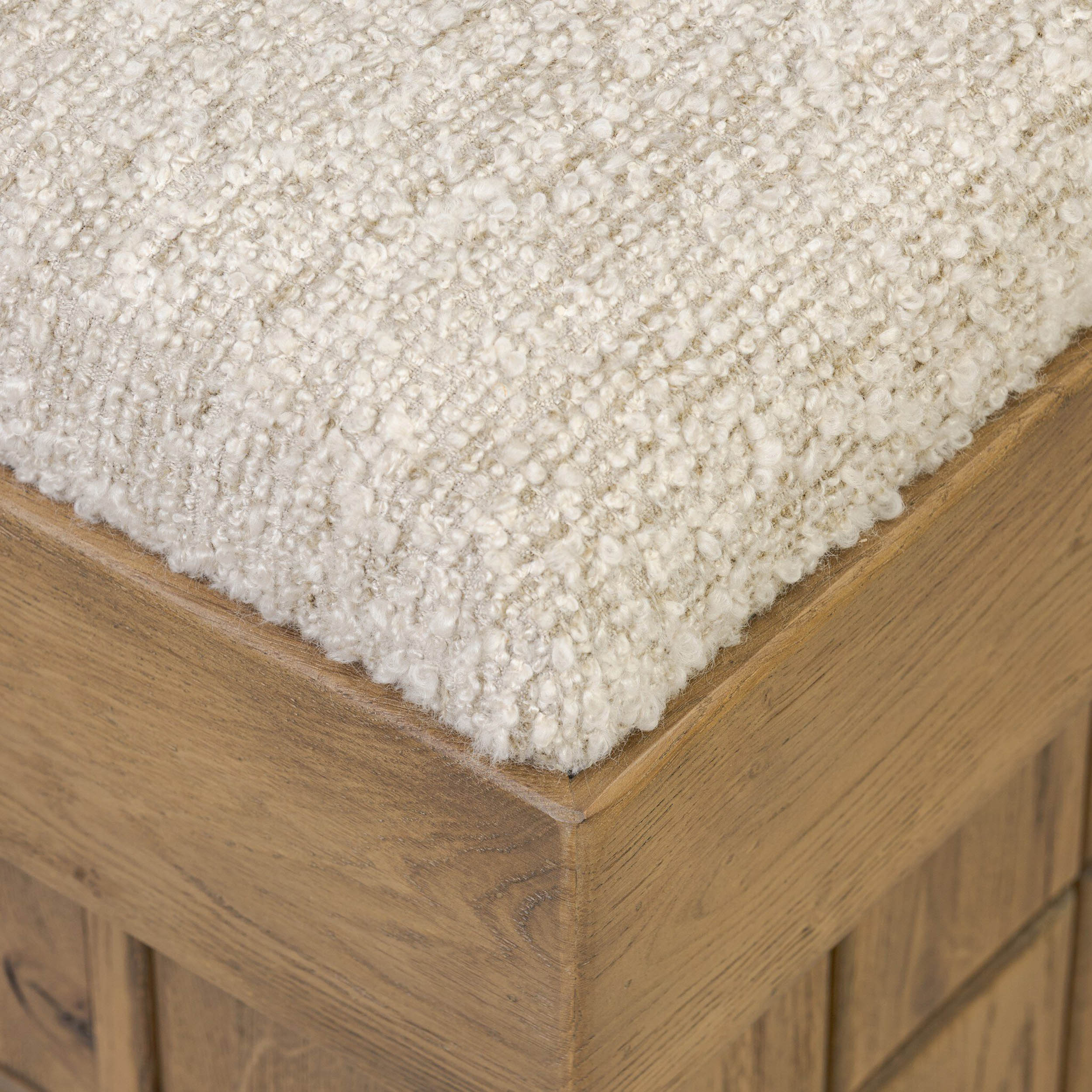 Kubi Accent Stool, Ivan Stone by Four Hands - Image 5