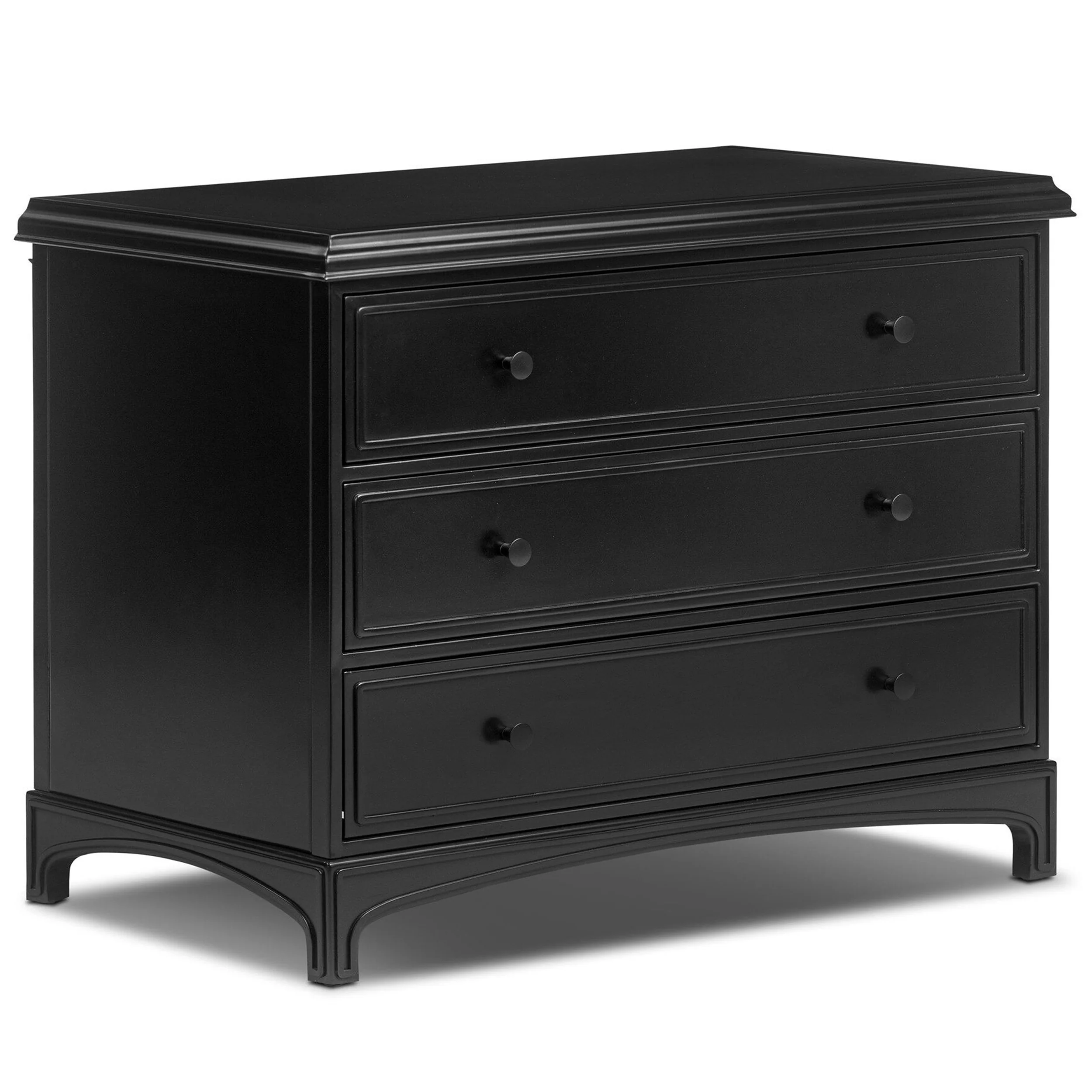 Kurk Nightstand, Black by Four Hands