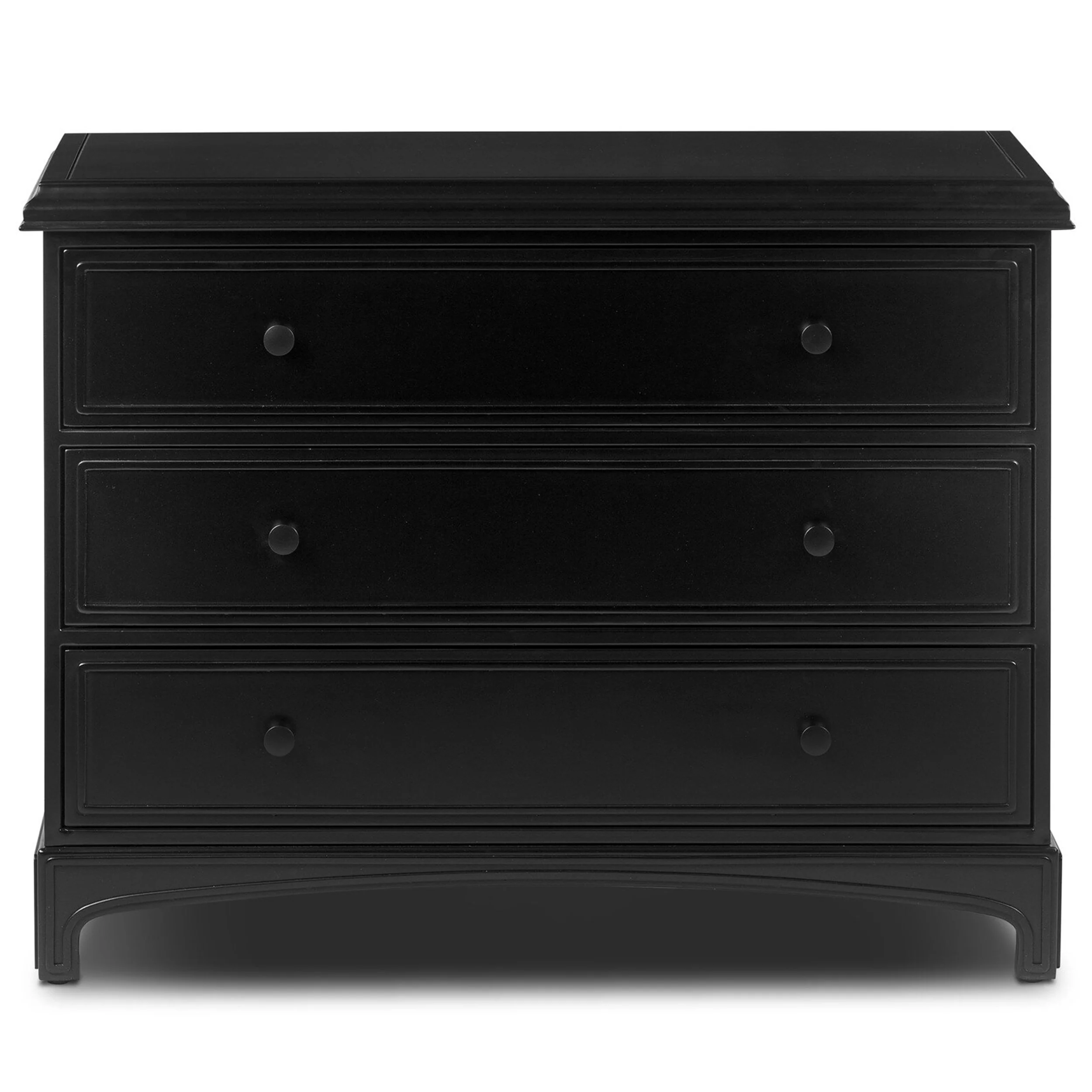 Kurk Nightstand, Black by Four Hands - Image 2