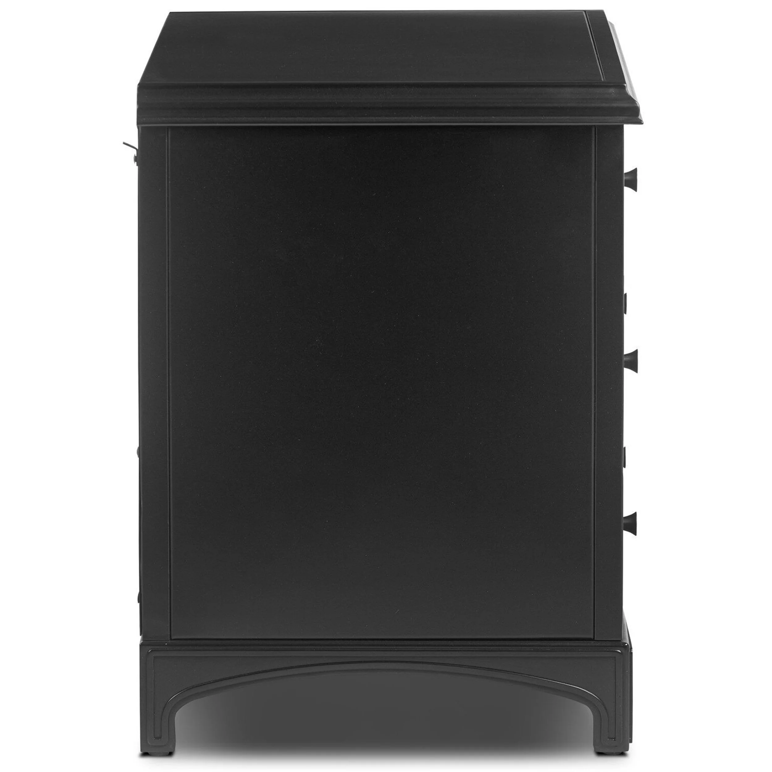 Kurk Nightstand, Black by Four Hands - Image 3