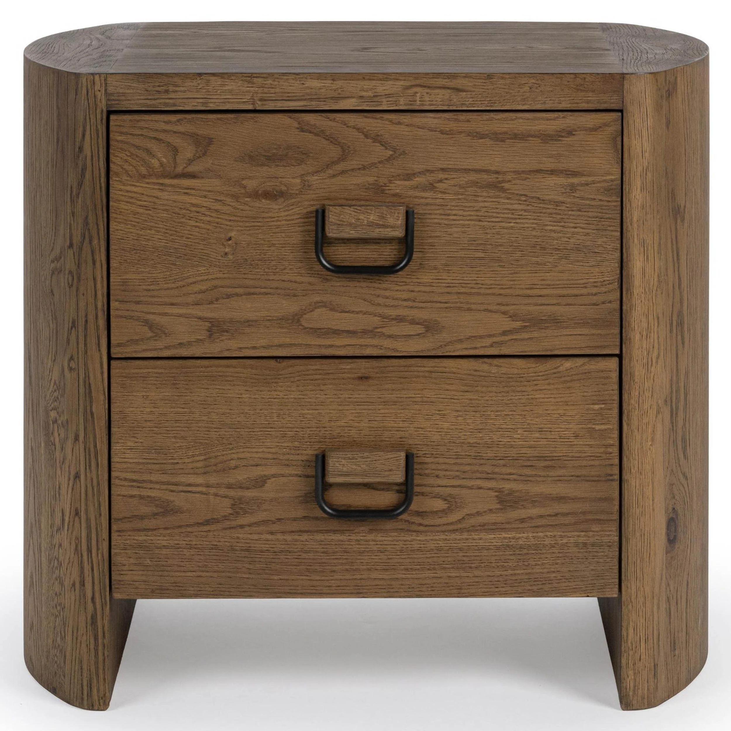 Kyrie 2 Drawer Nightstand, Tawny Brown - Image 2