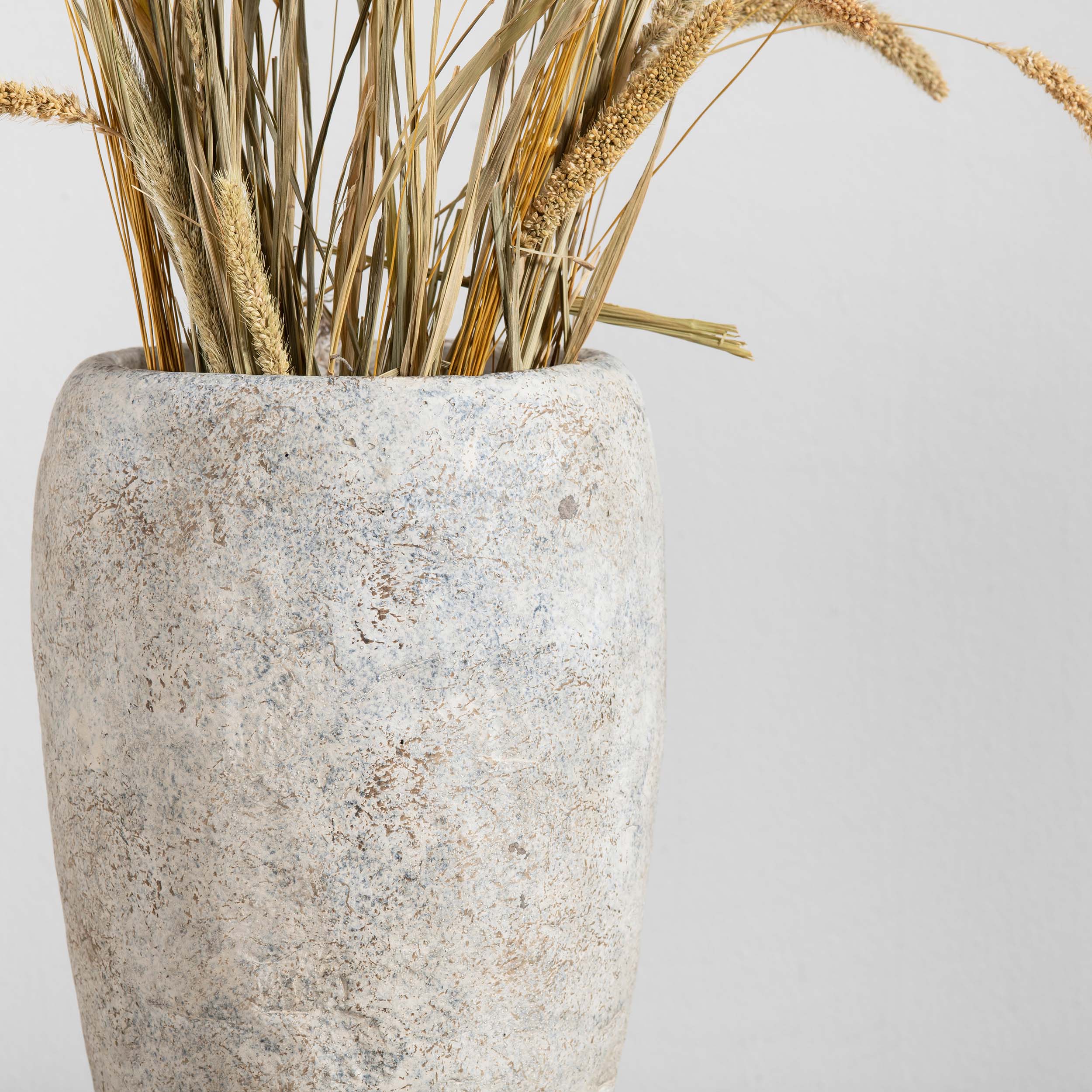 La Palata Vases, Grey Wash, Set of 2 - Image 2