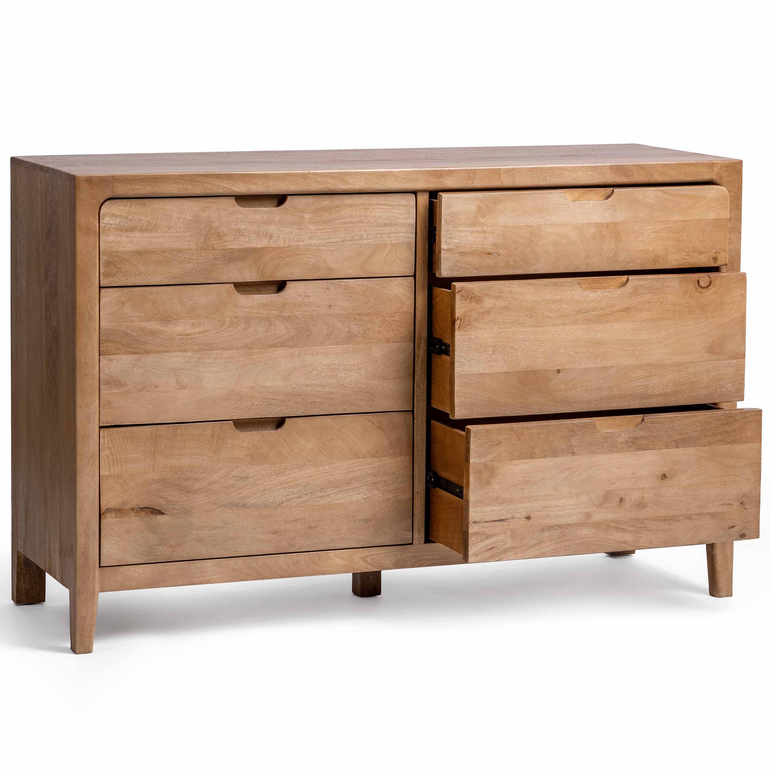 Laguna 6 Drawer Dresser, Natural - Image 4