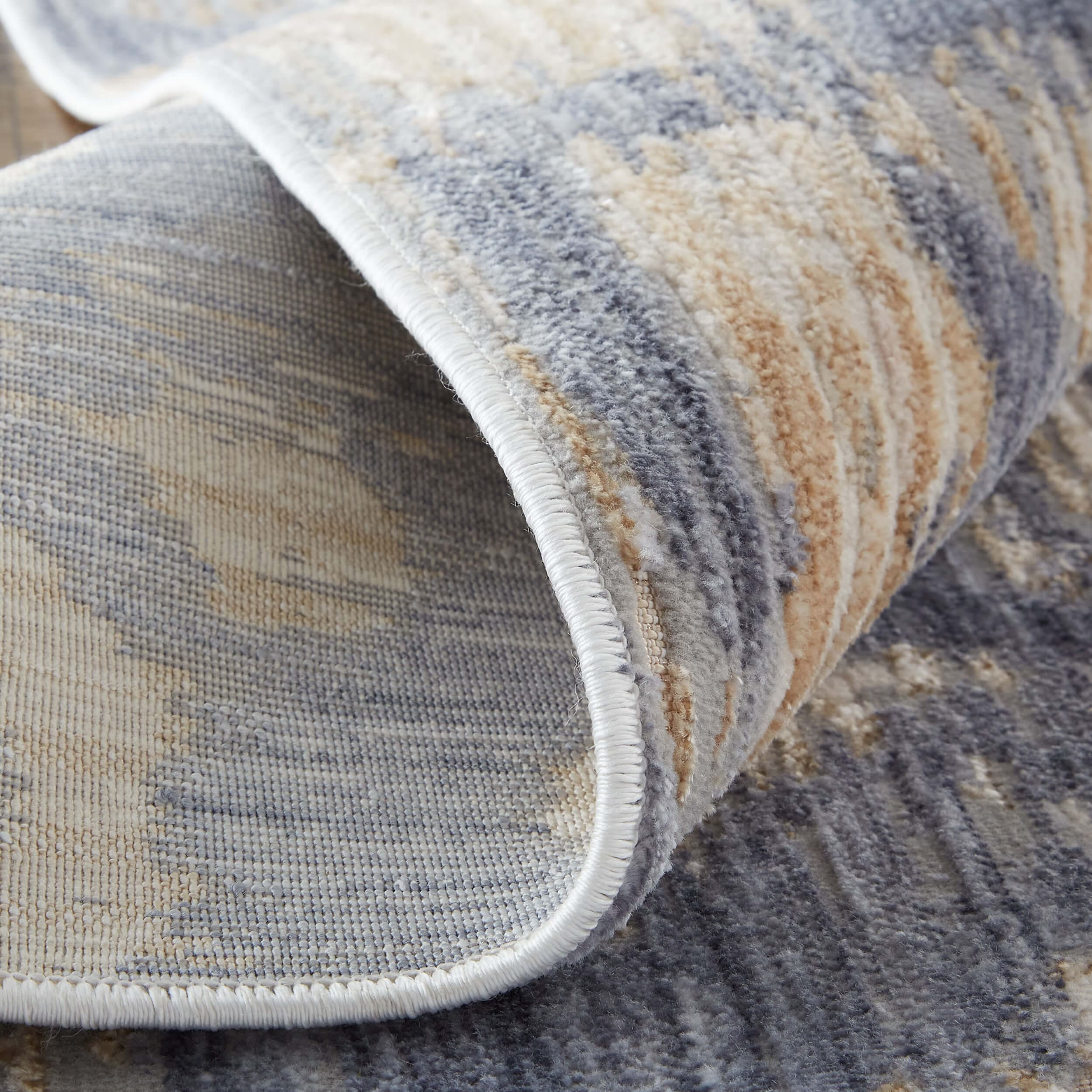 Feizy Rug Laina 39G7F, Blue/Beige - Image 3