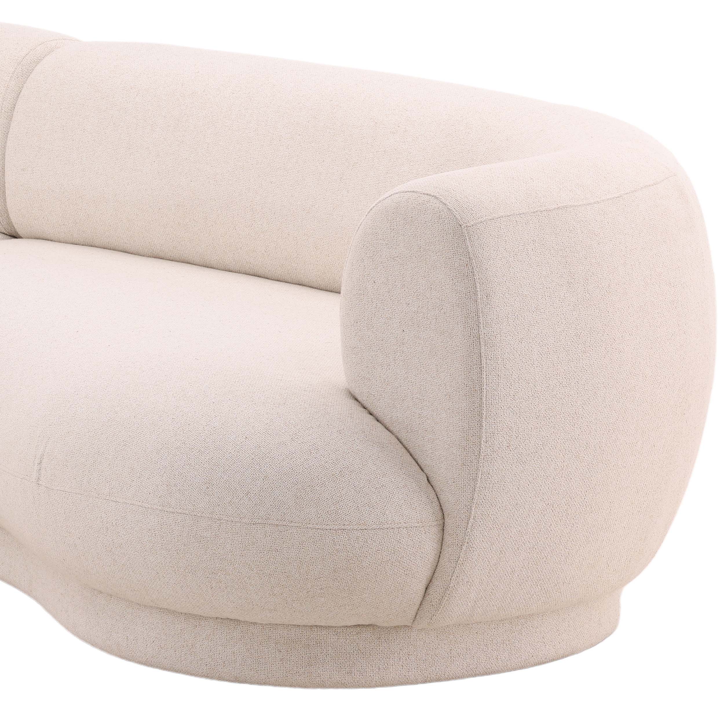 Lake Chaise Sectional, Cream - Image 4