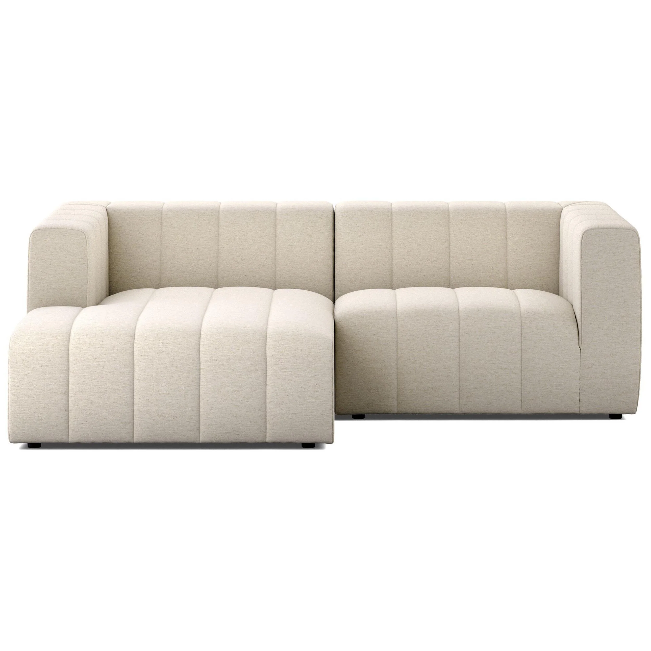 Langham Channeled 2 Piece Sectional, Nomad Snow by Four Hands - Image 5