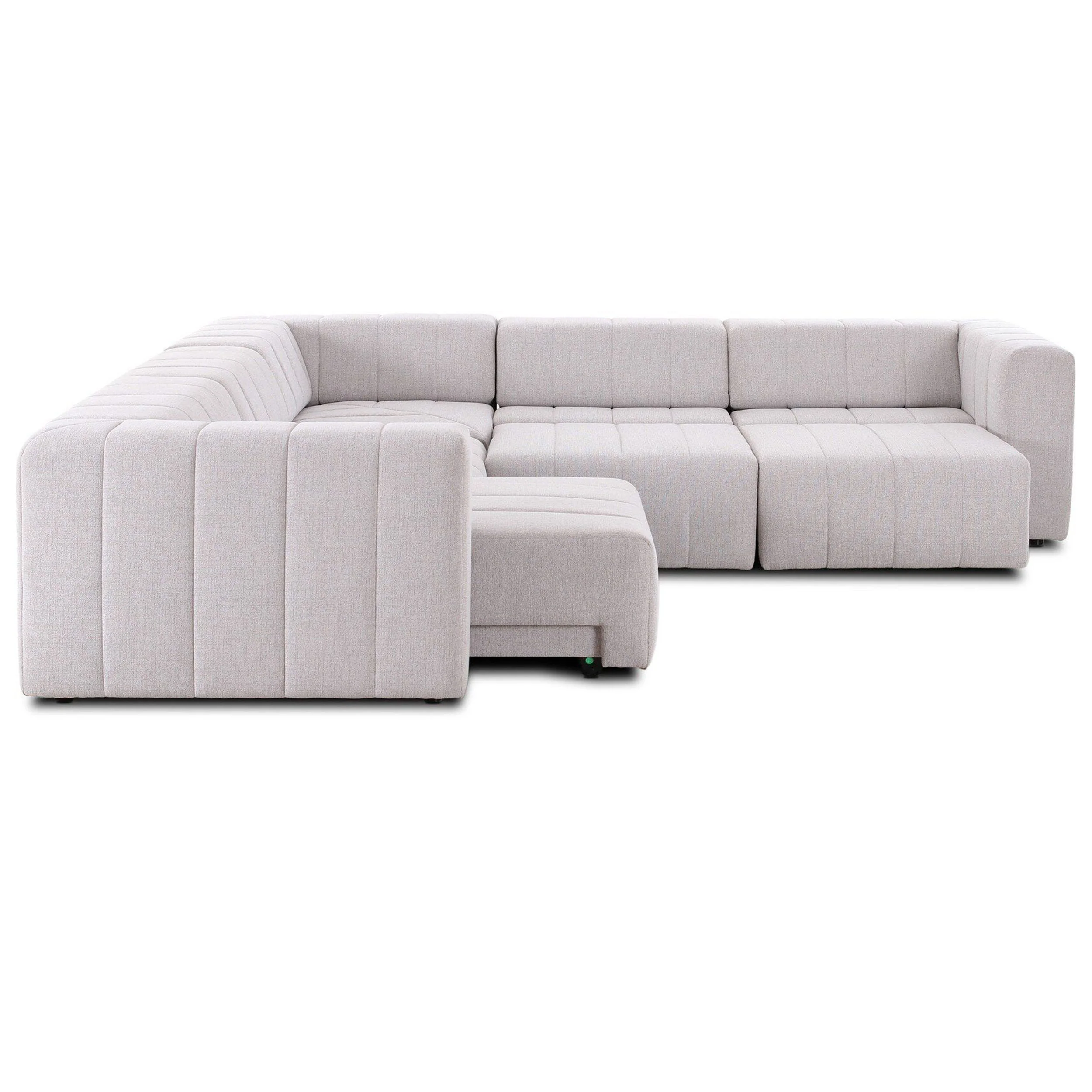 Langham Power Recliner 5 Piece Sectional, Napa Sandstone by Four Hands - Image 6
