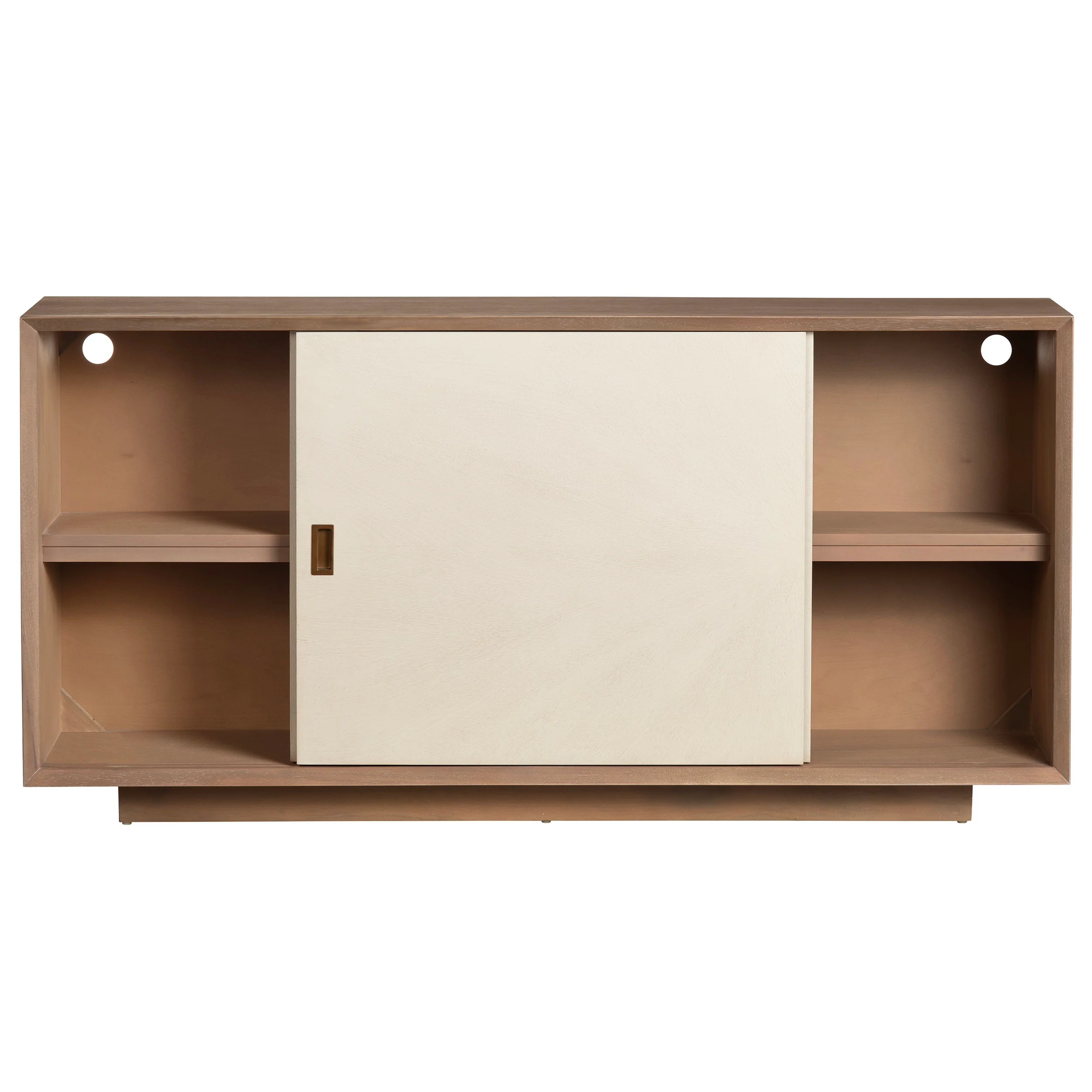 Langley 2 Door Sideboard, Brown - Image 3