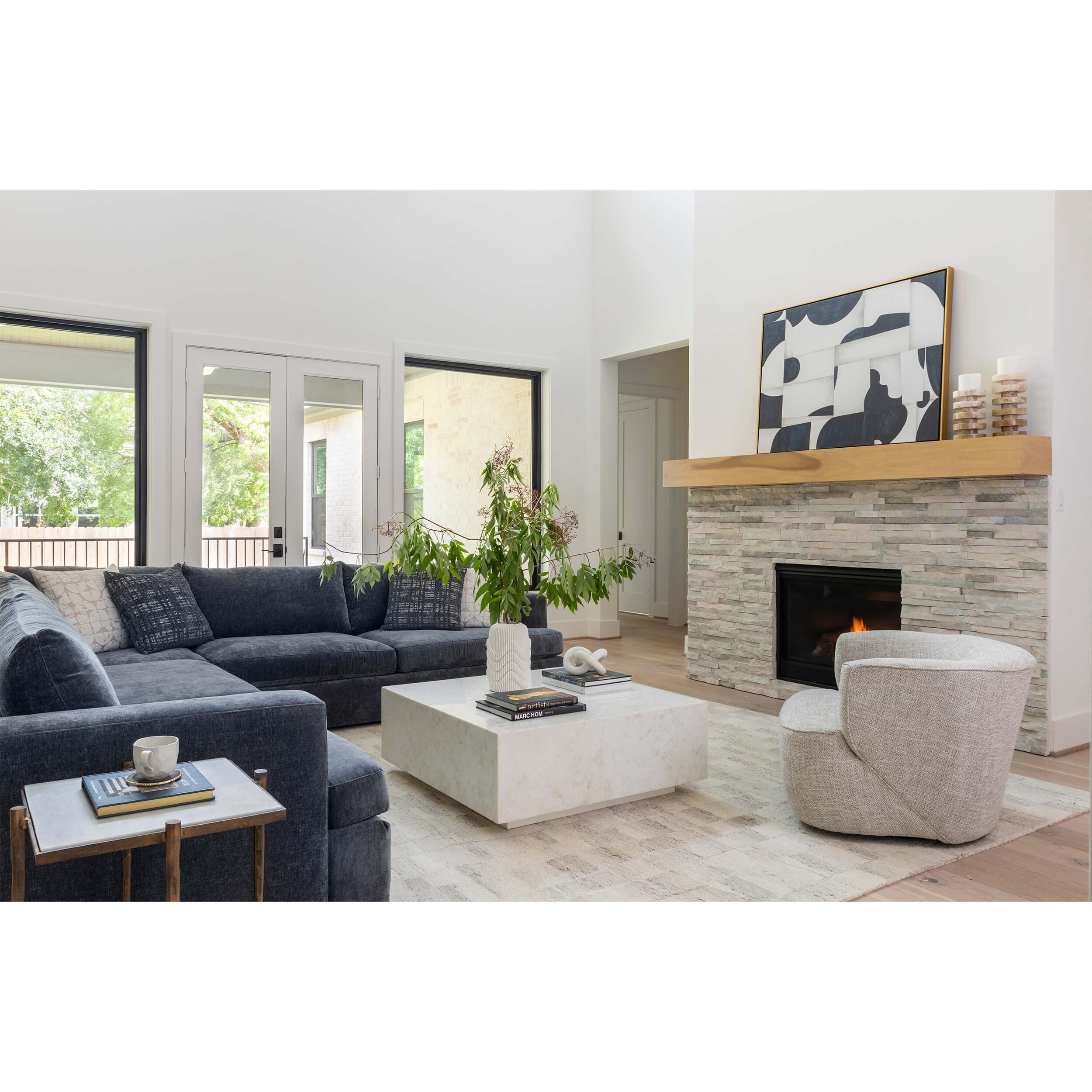 Lars Sectional, Vickie Charcoal - Image 7