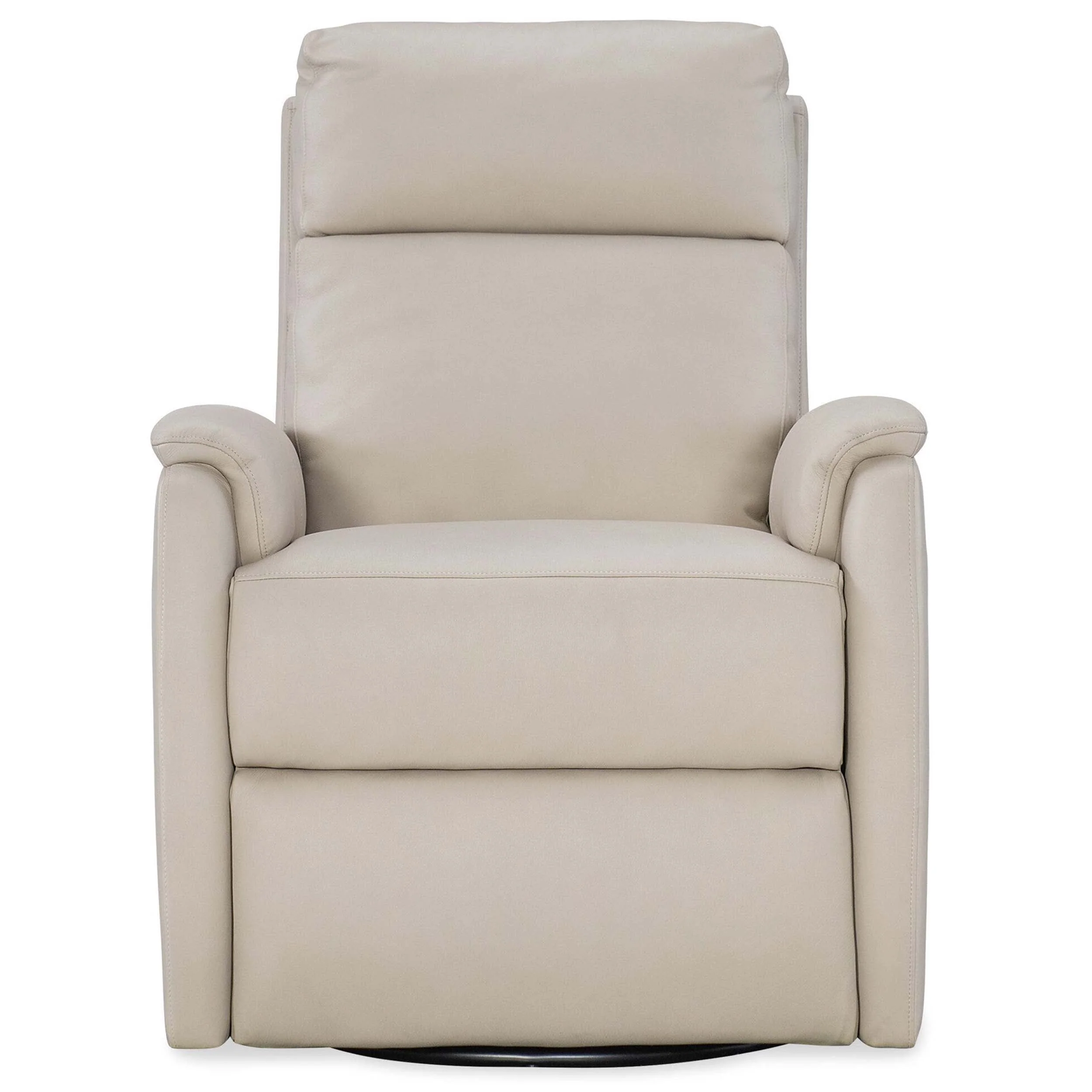 Latitudes Leather Power Swivel Recliner, Trinity Ivory - Image 2