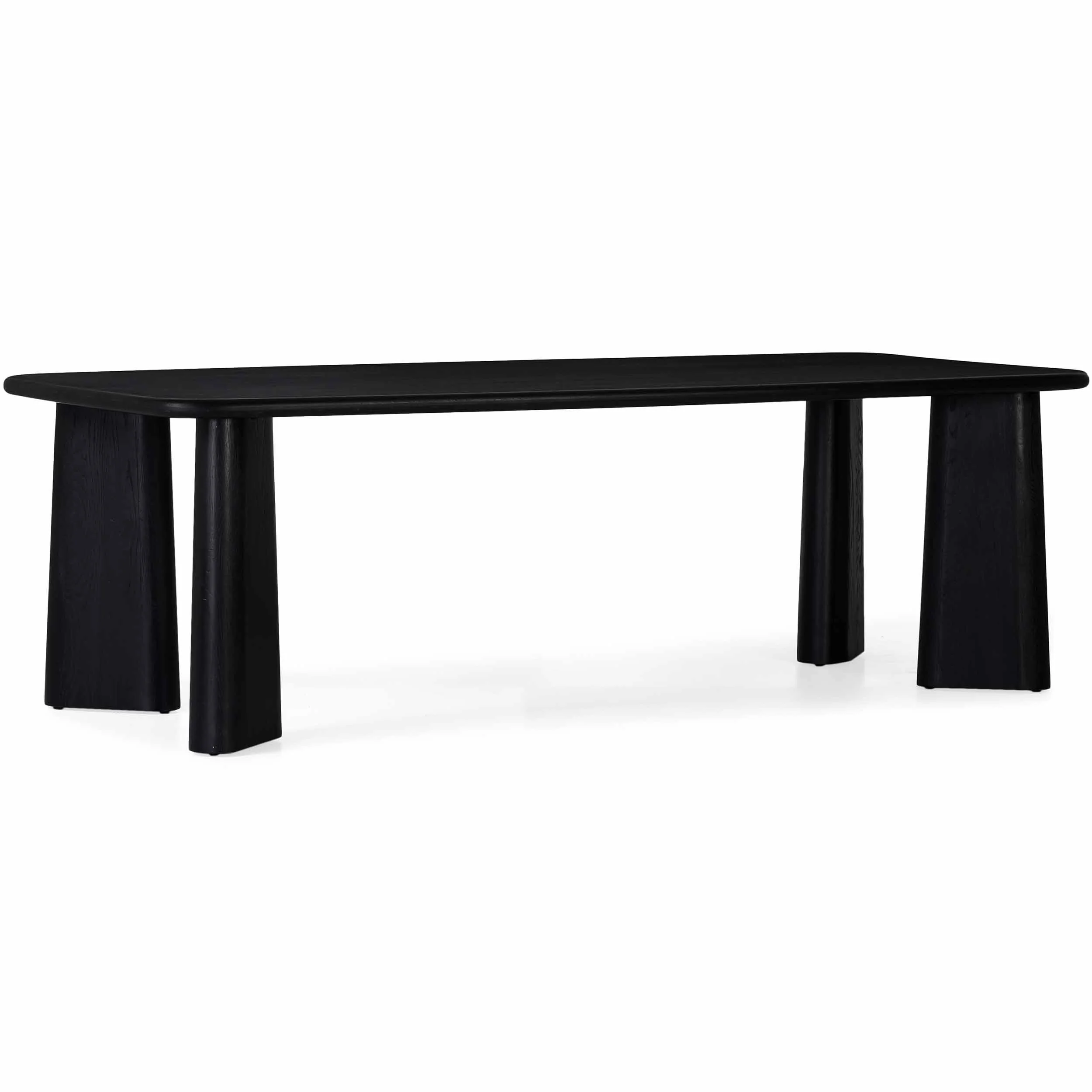 Laurel Dining Table, Charcoal