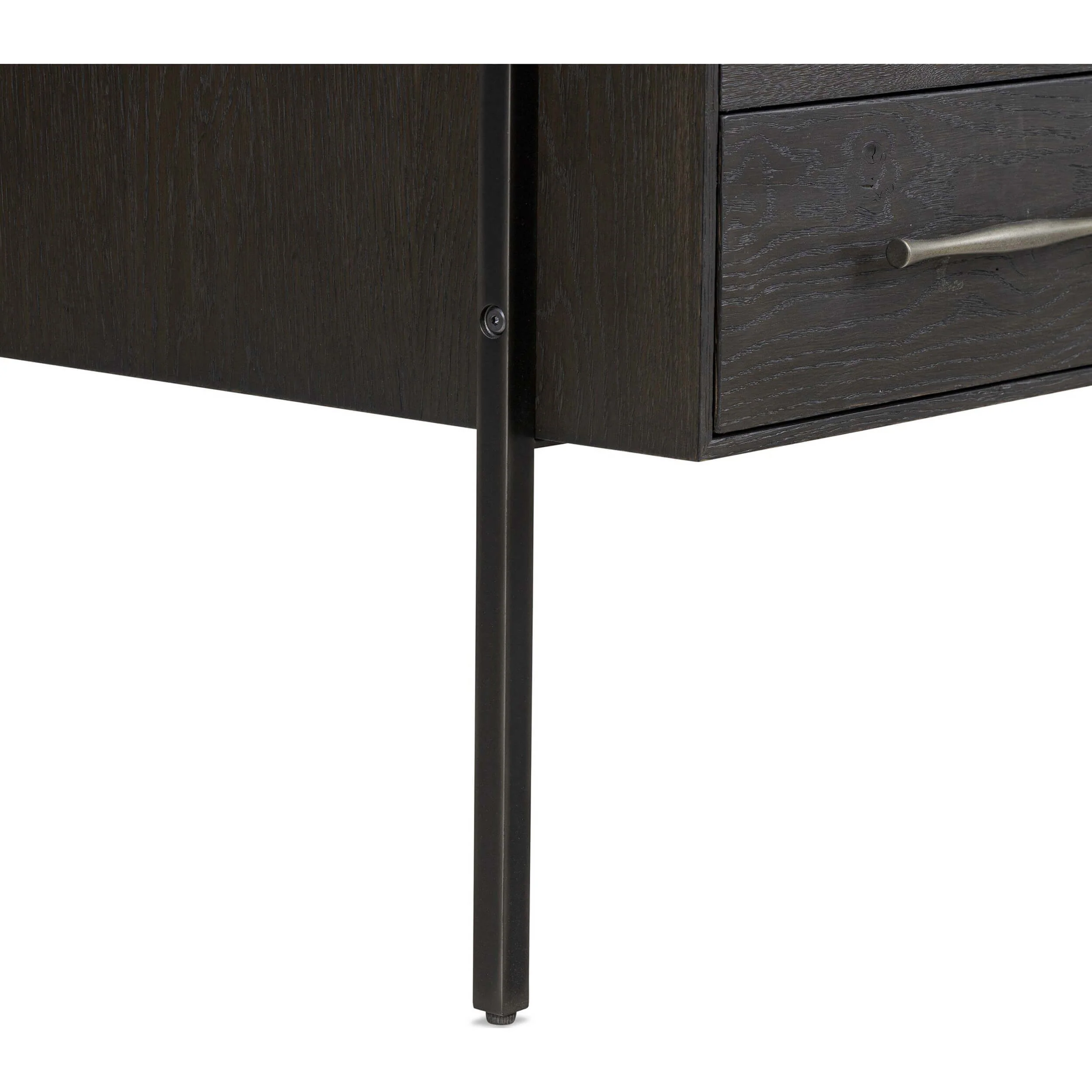 Lauren Desk, Charcoal Oak by Four Hands - Image 7