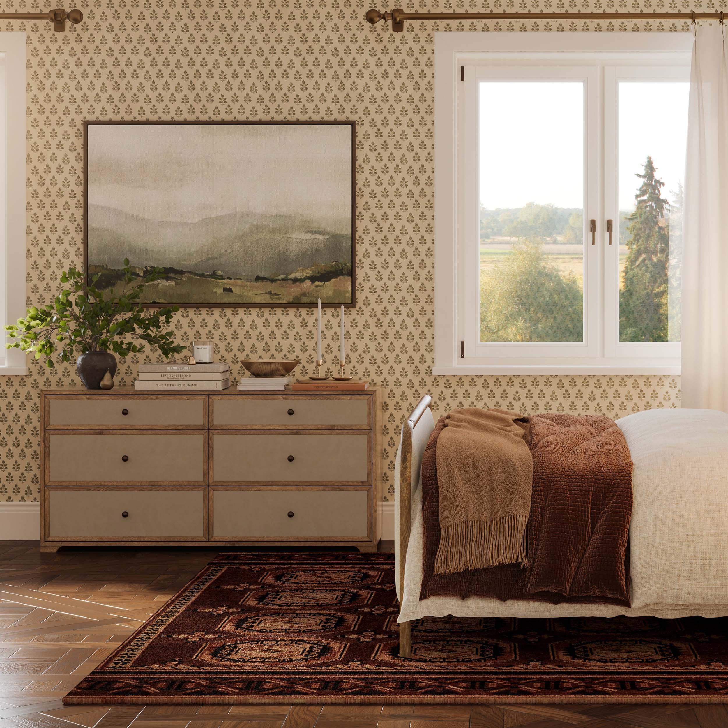 Laurentis 6 Drawer Dresser, Light Taupe - Image 7