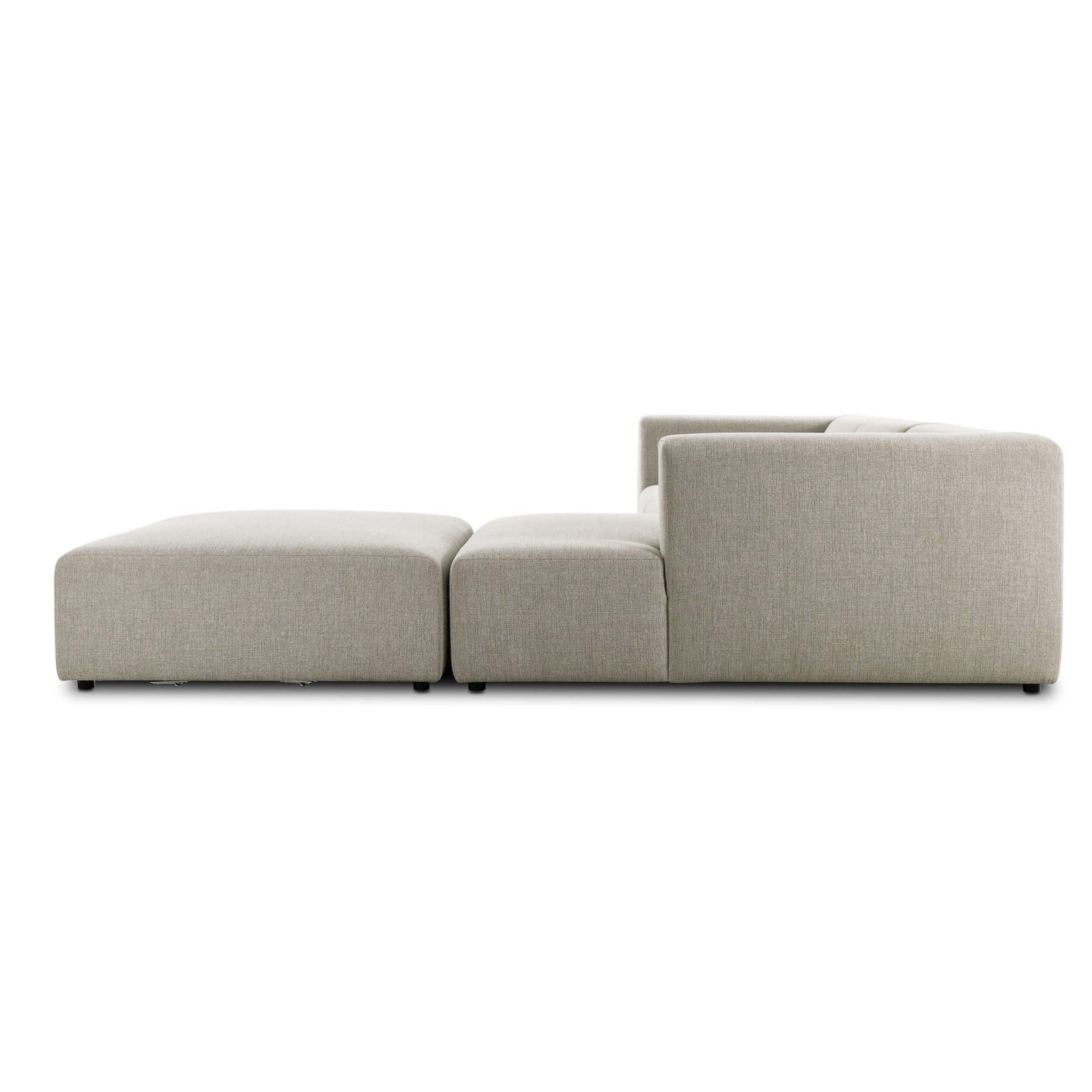 Lawndale 3 Piece Sectional w/ Ottoman, Napa Sandstone by Four Hands - Image 8