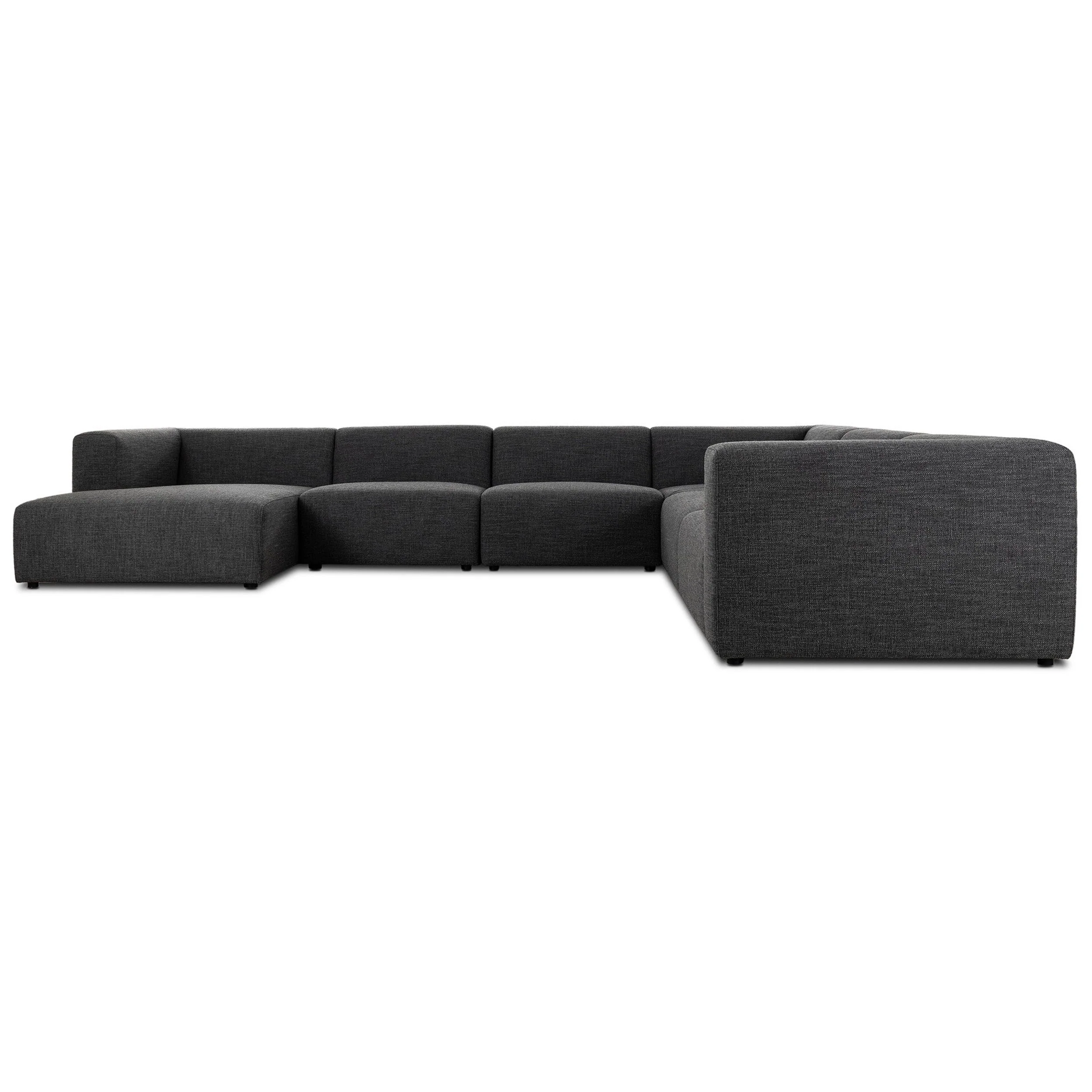 Lawndale 6 Piece Sectional, Saxon Charcoal by Four Hands