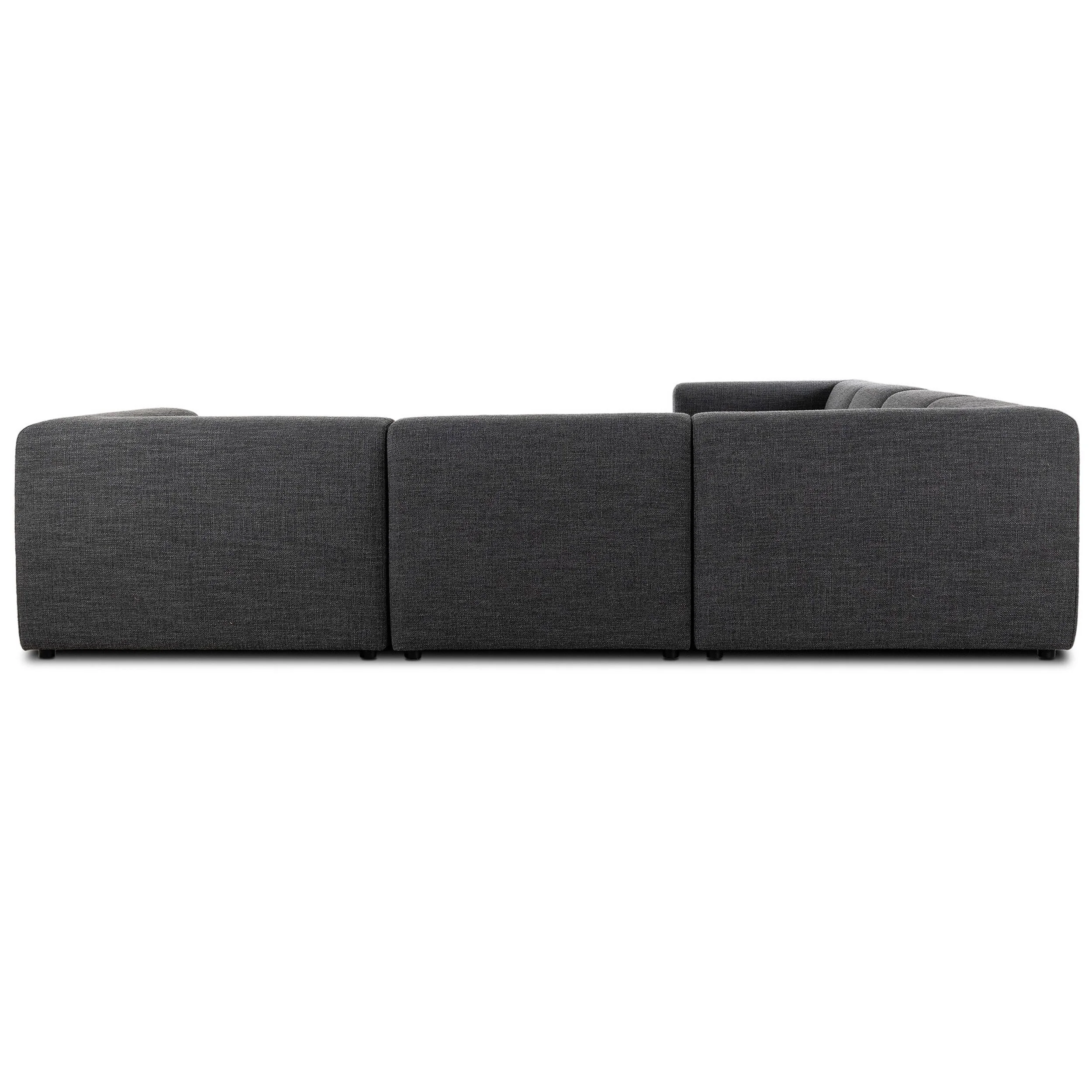 Lawndale 6 Piece Sectional, Saxon Charcoal by Four Hands - Image 4