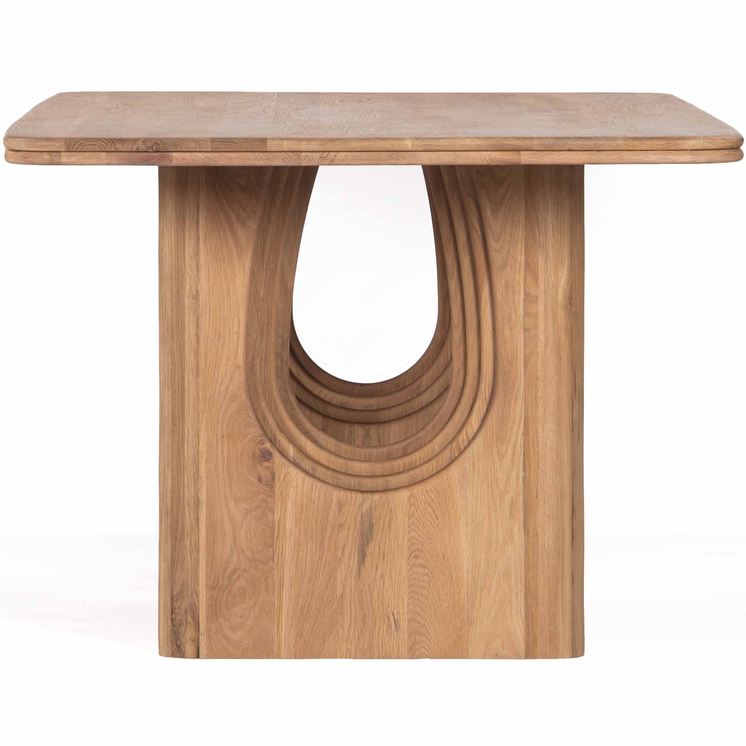 Layered Dining Table, Natural - Image 3