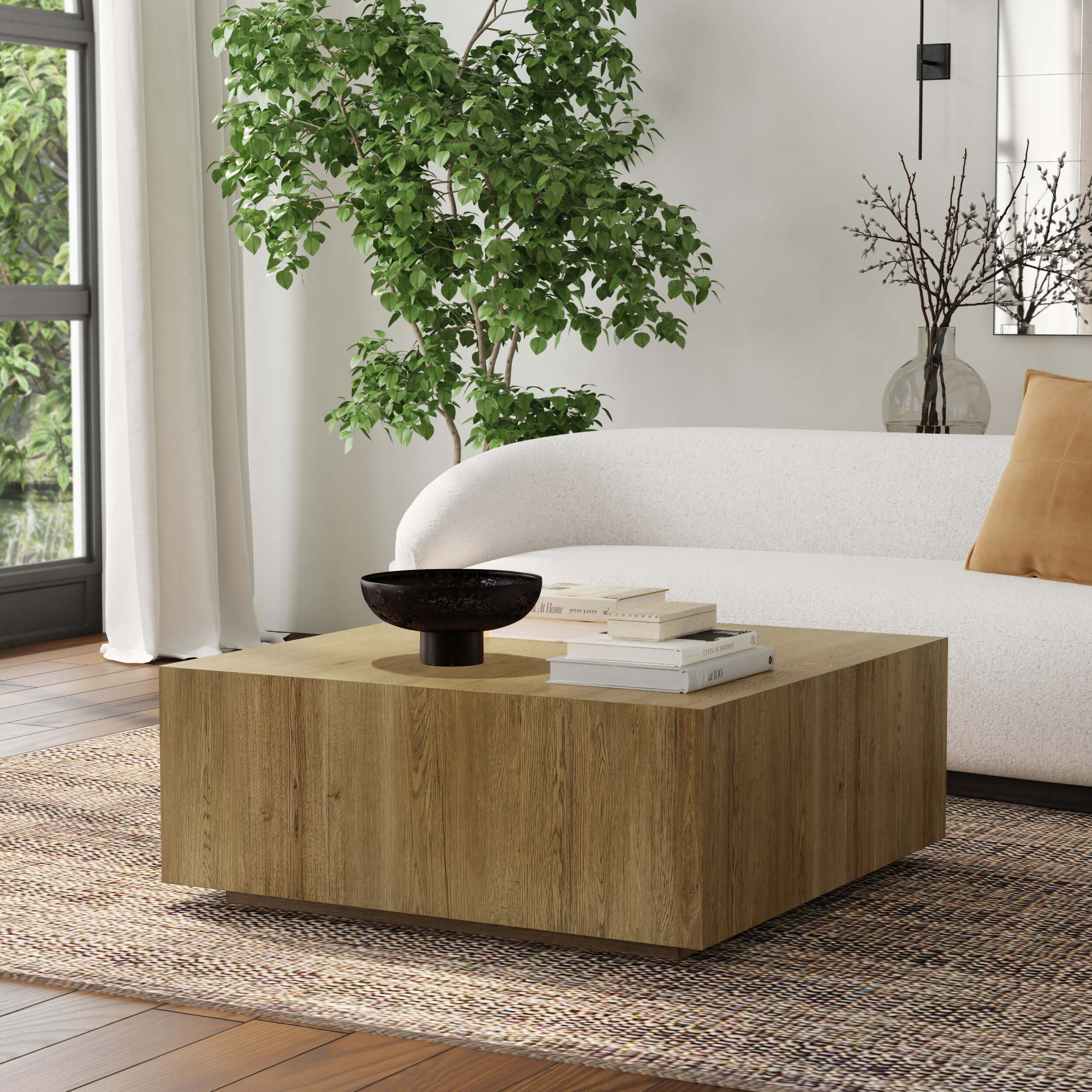 Layne Coffee Table, Natural - Image 4