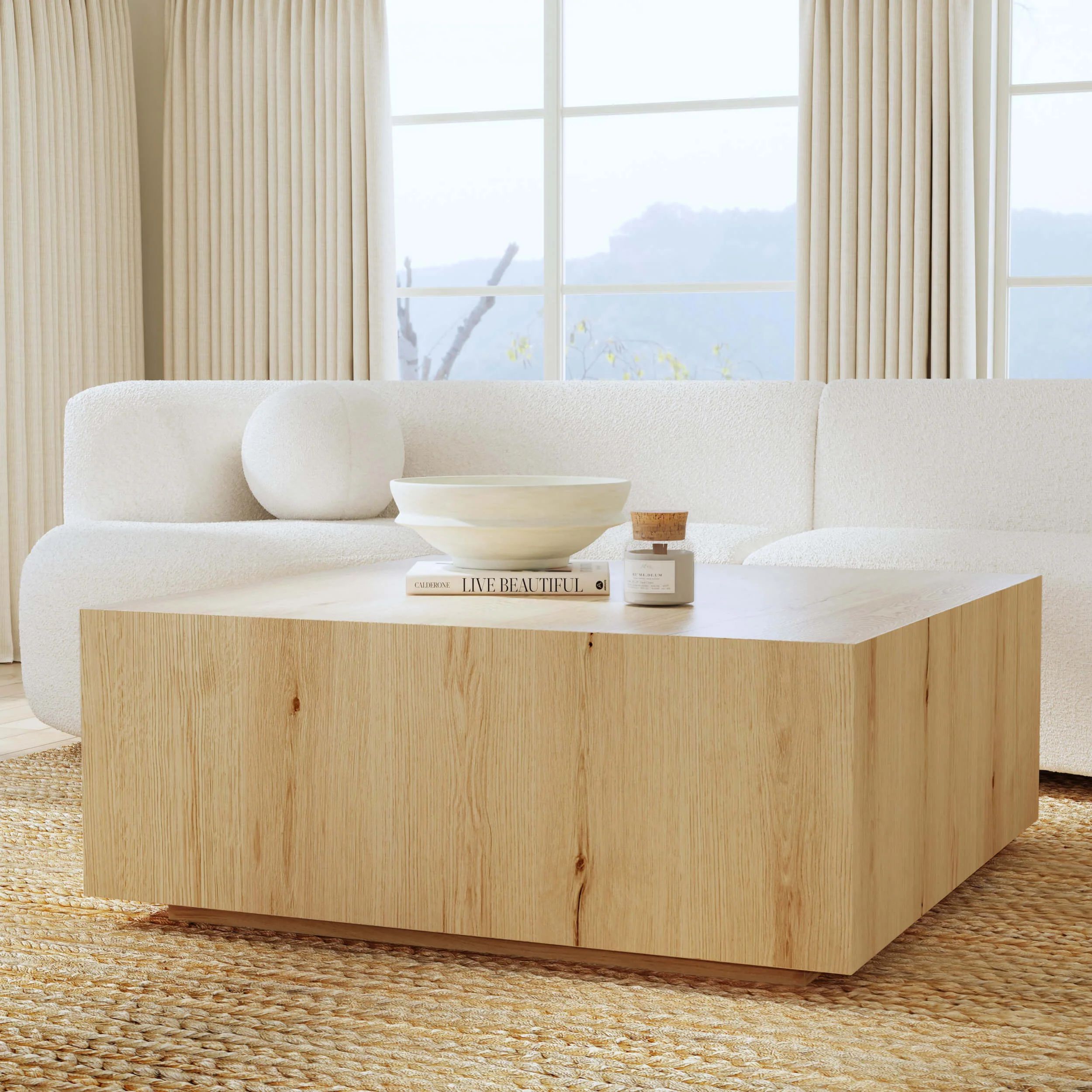 Layne Coffee Table, True Natural - Image 4