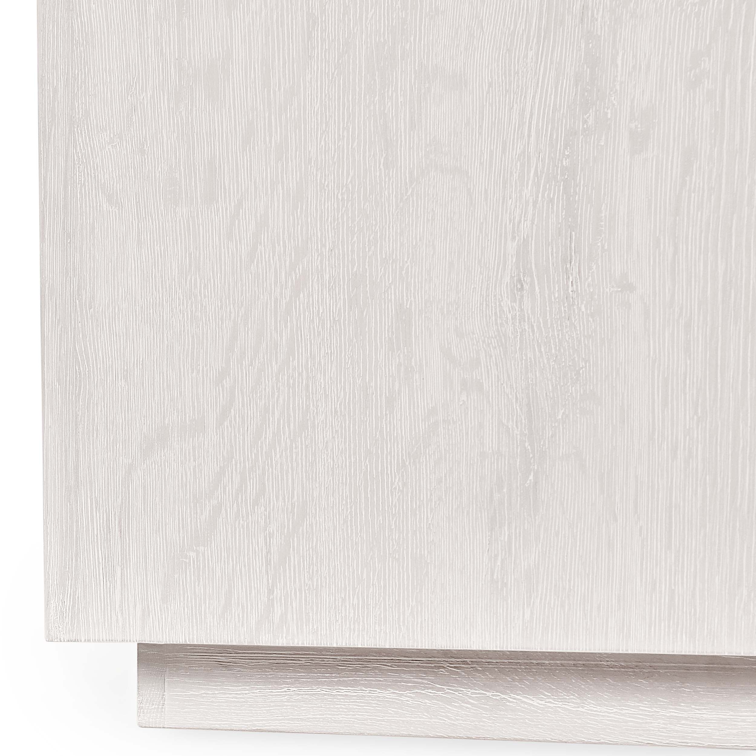 Layne Square End Table, Milk White - Image 3