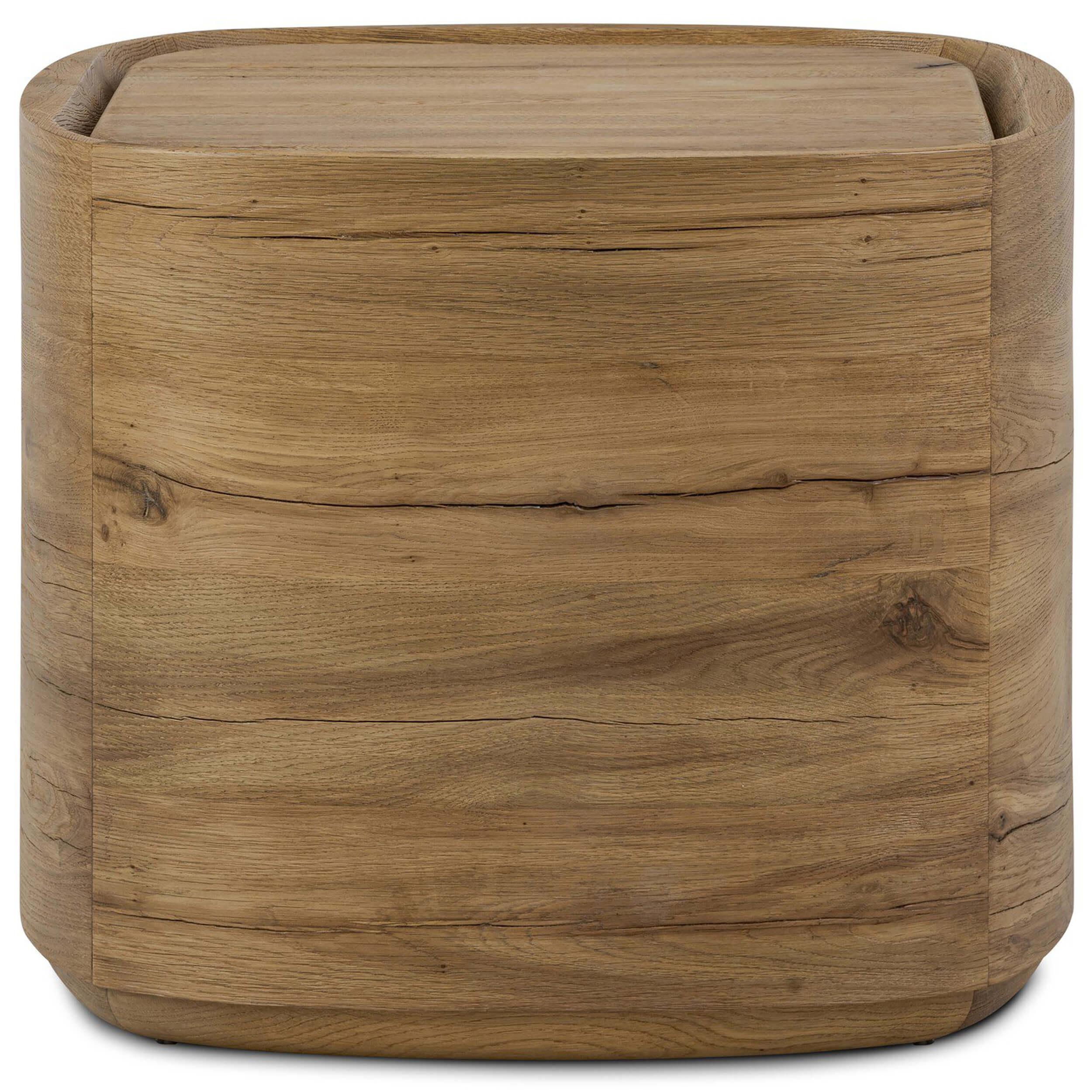Leandro End Table, Natural by Four Hands - Image 2