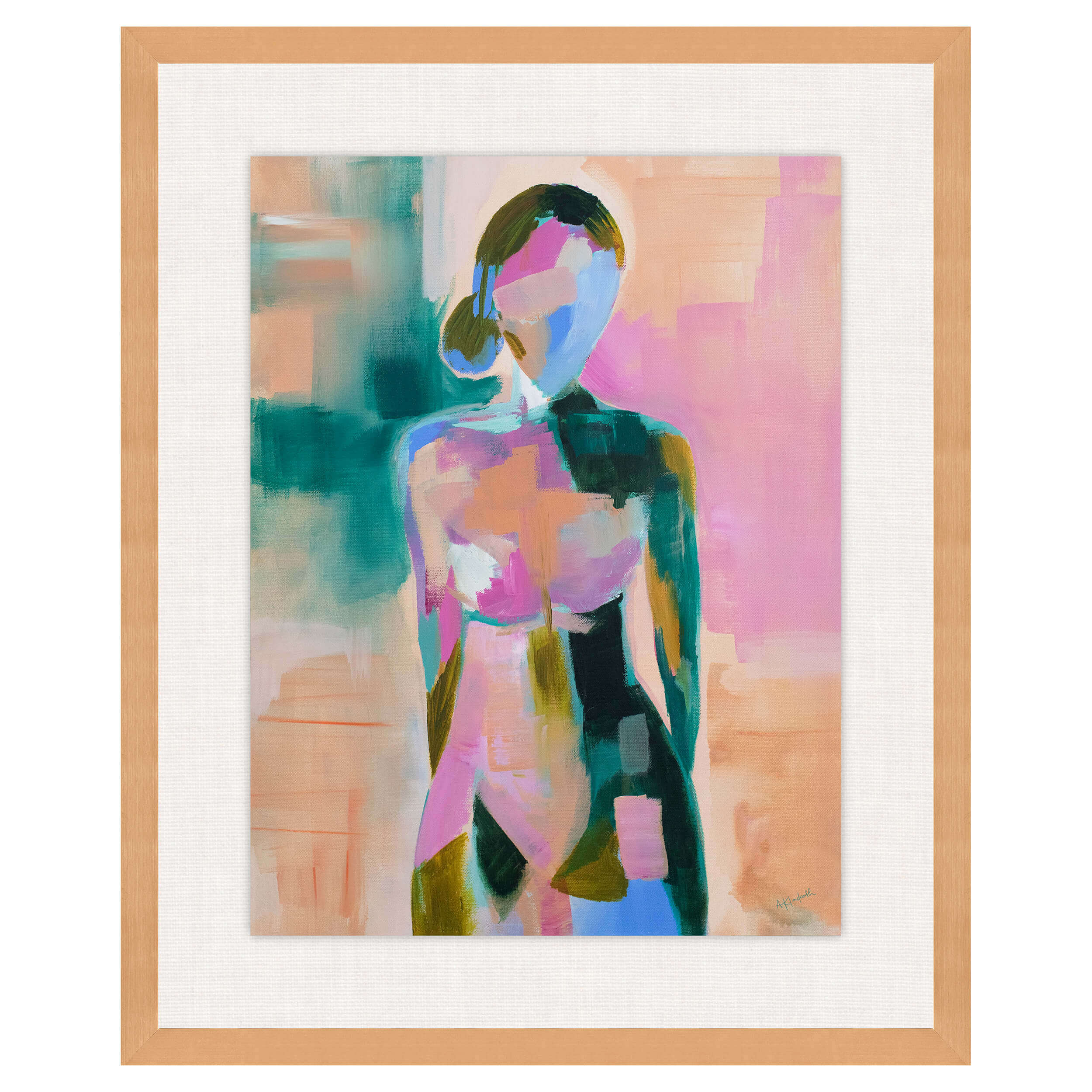 Leaning In and Listening Acrylic Glass Framed