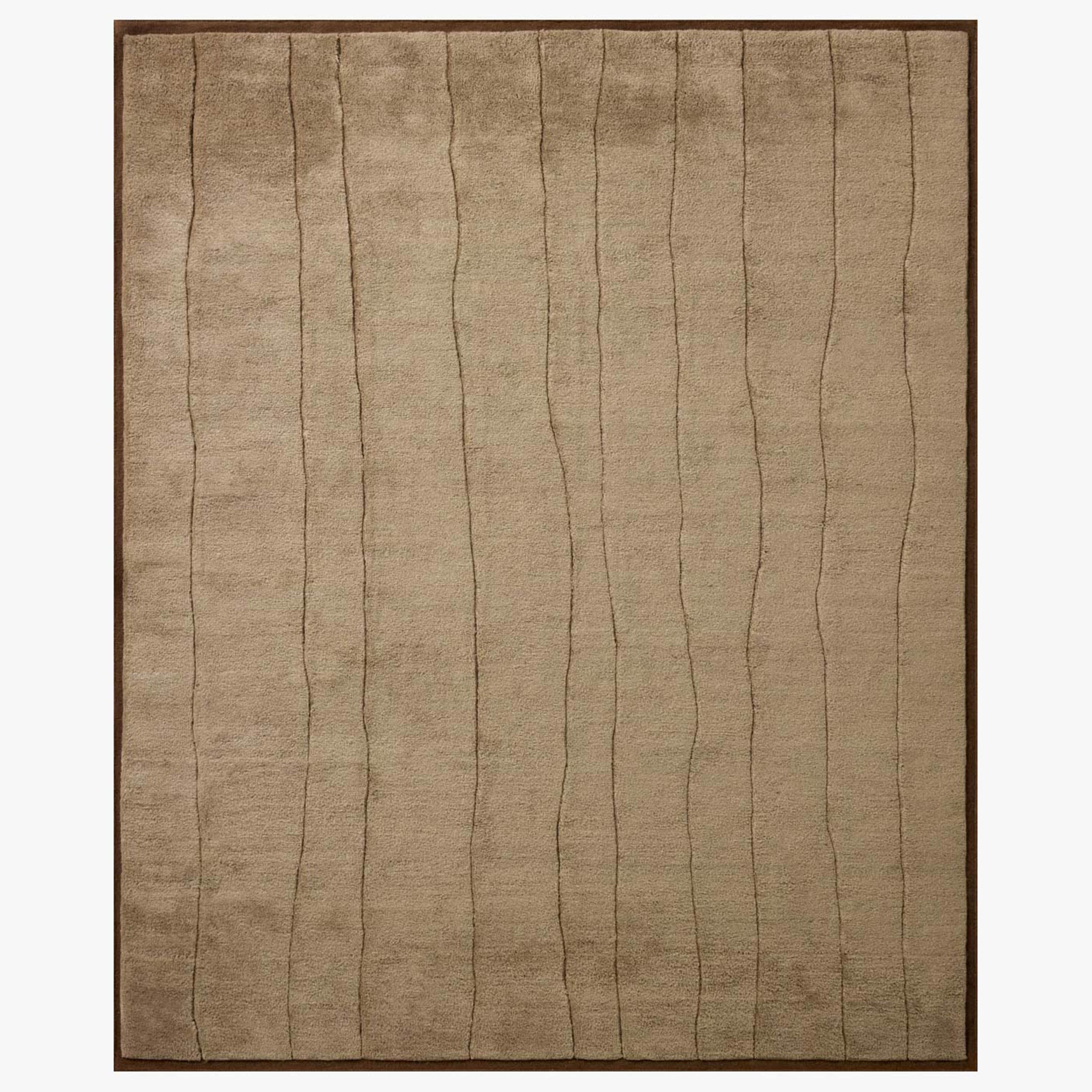 Leanne Ford × Loloi Rug Bracken BKN-03, Bark/Taupe