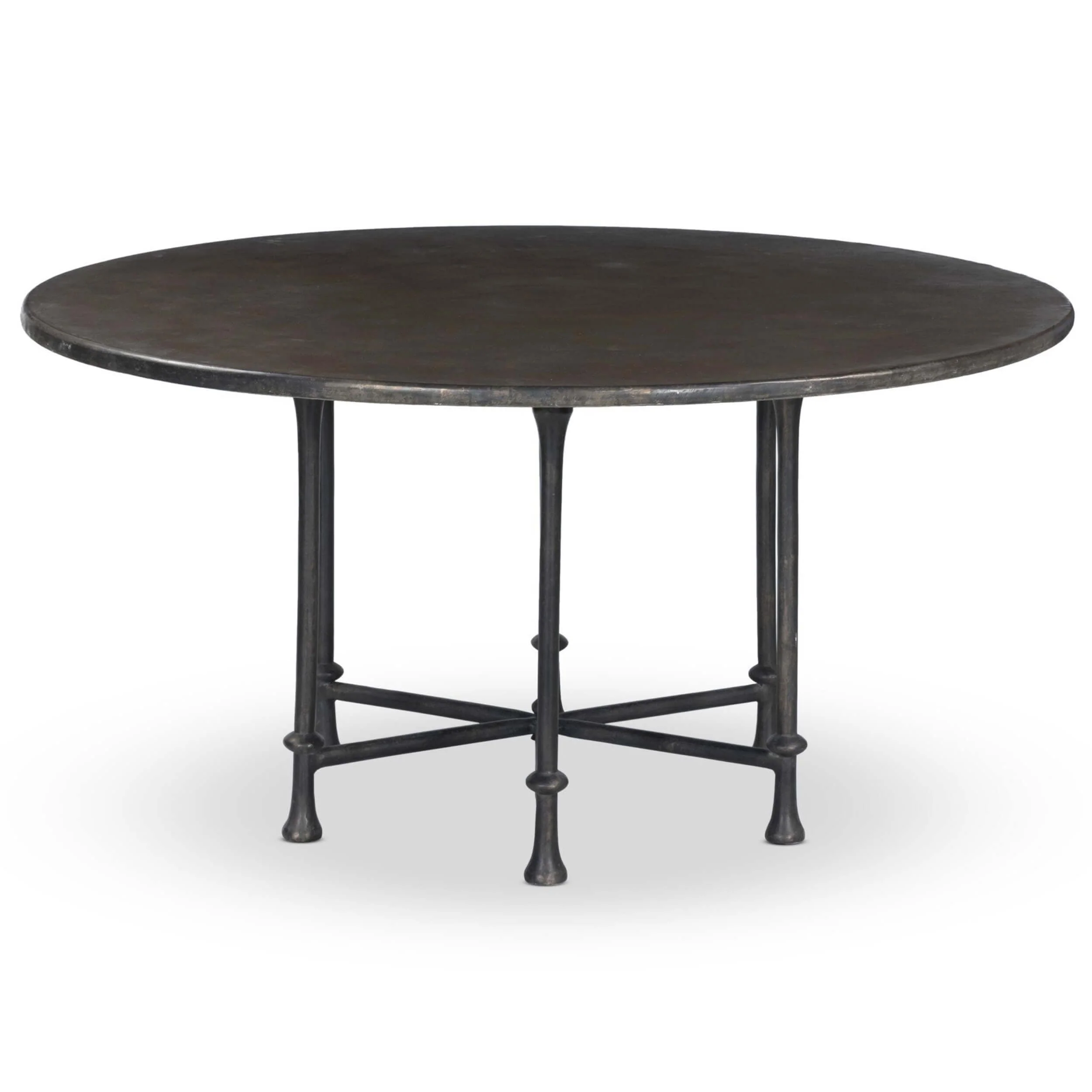 Leblanc Outdoor Dining Table, Distressed Bronze by Amber Lewis x Four Hands - Image 2
