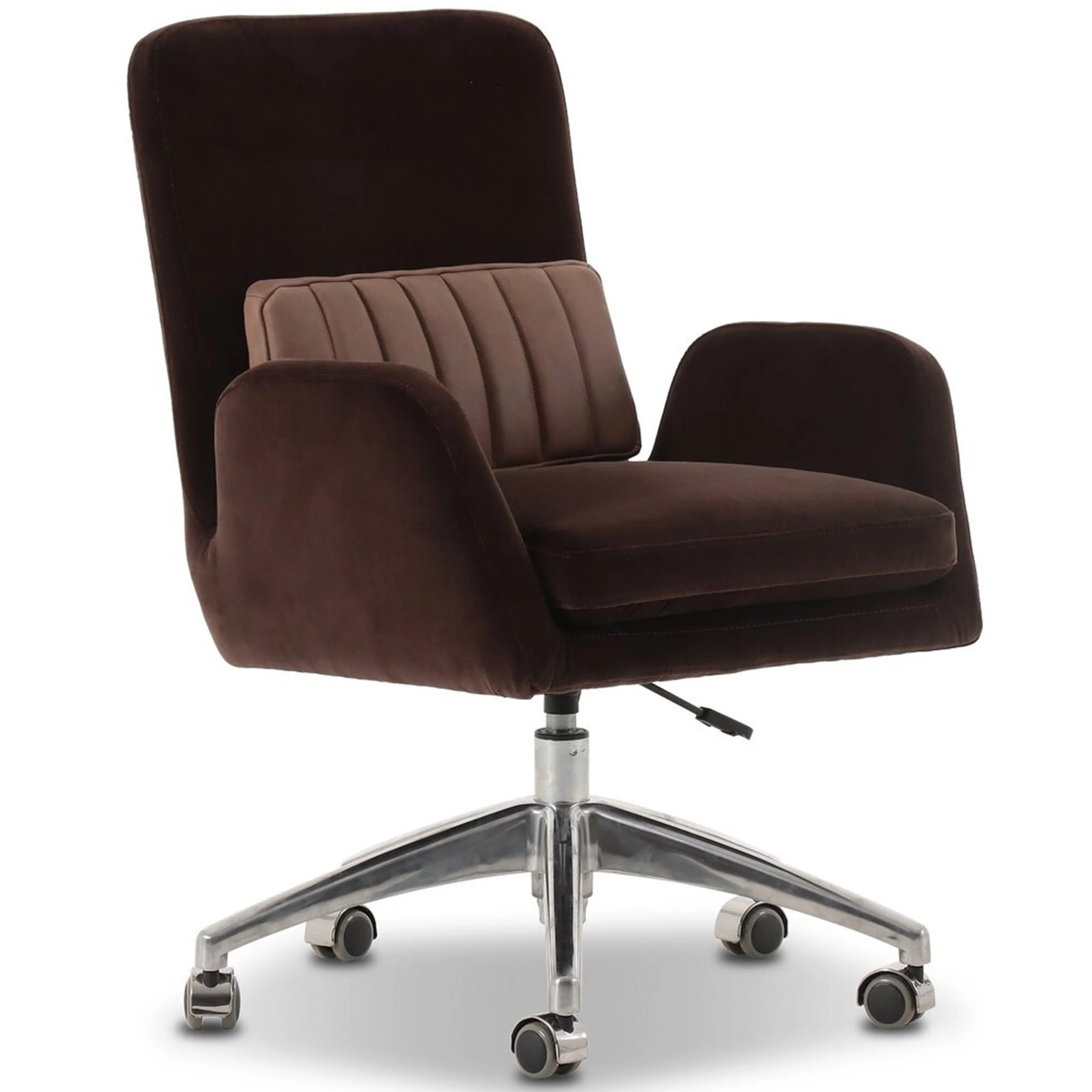 Leda Desk Chair, Surrey Cocoa by Four Hands