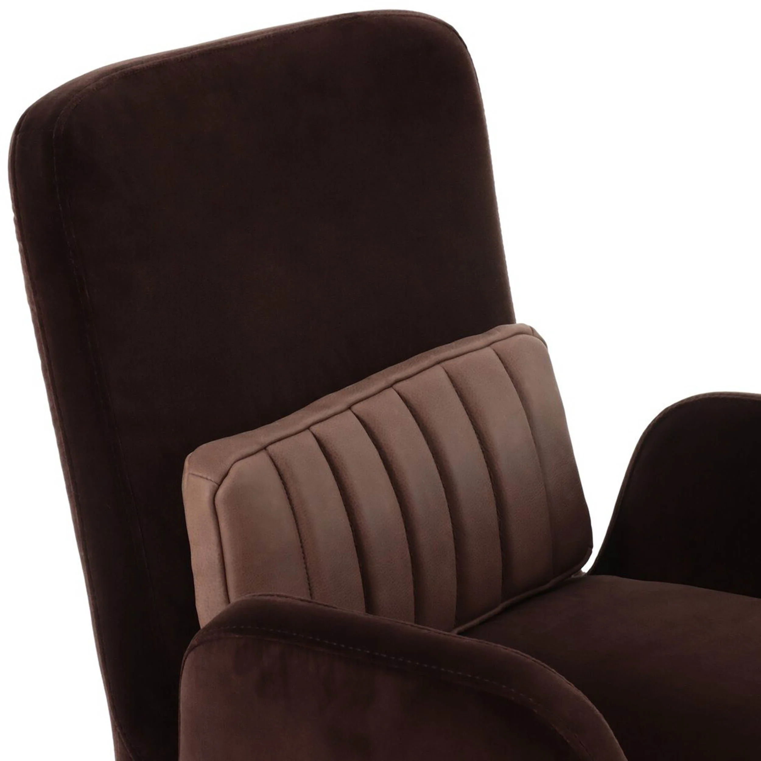 Leda Desk Chair, Surrey Cocoa by Four Hands - Image 5