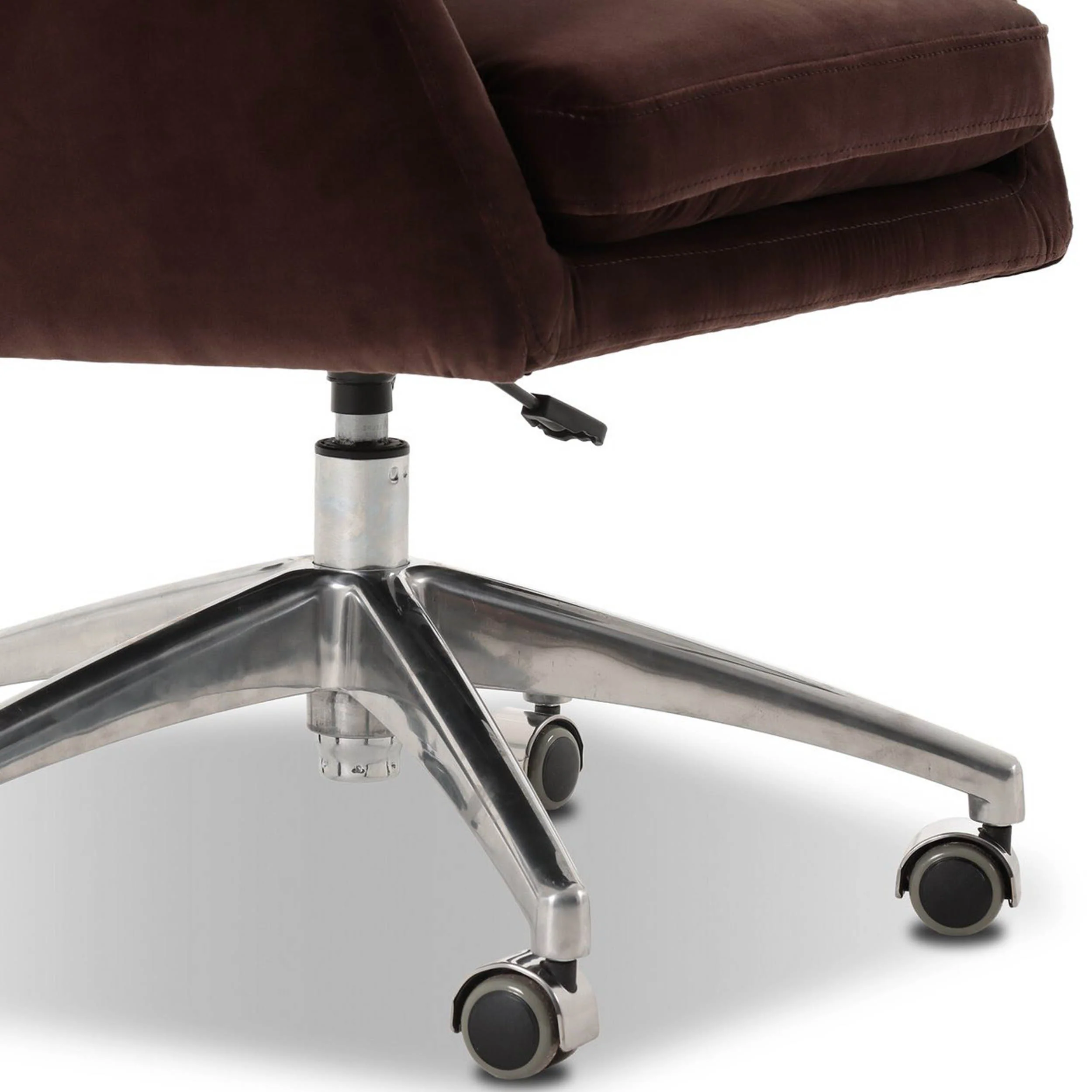 Leda Desk Chair, Surrey Cocoa by Four Hands - Image 6