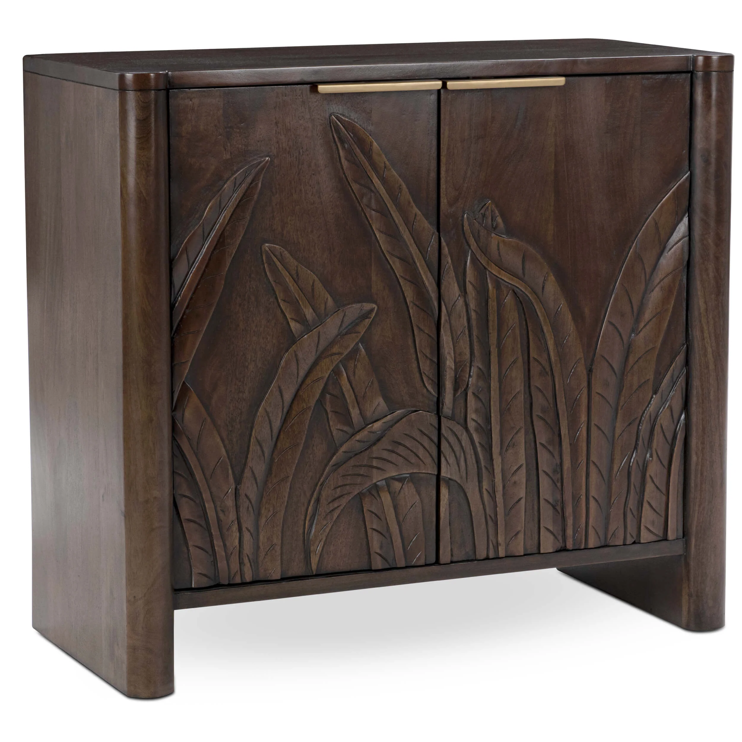 Ledro 2 Door Cabinet, Dark Brown