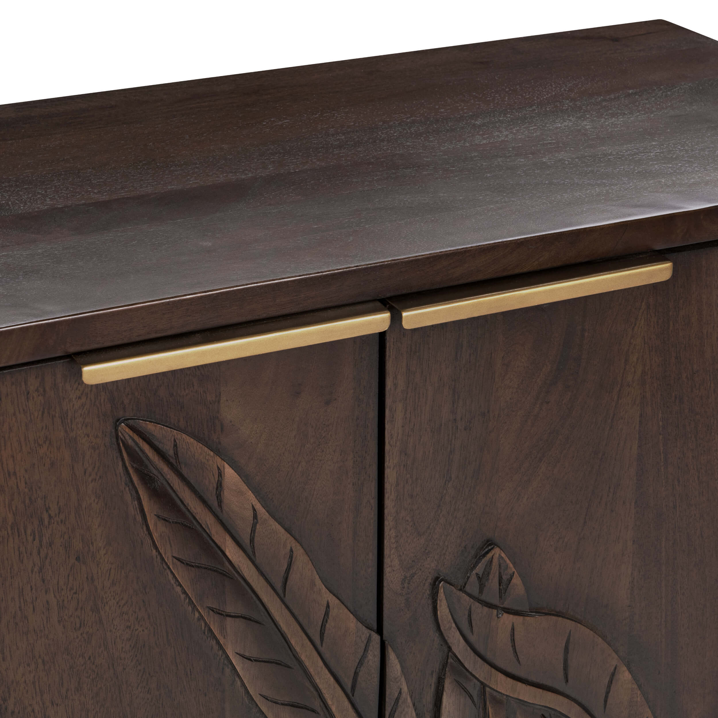 Ledro 2 Door Cabinet, Dark Brown - Image 6