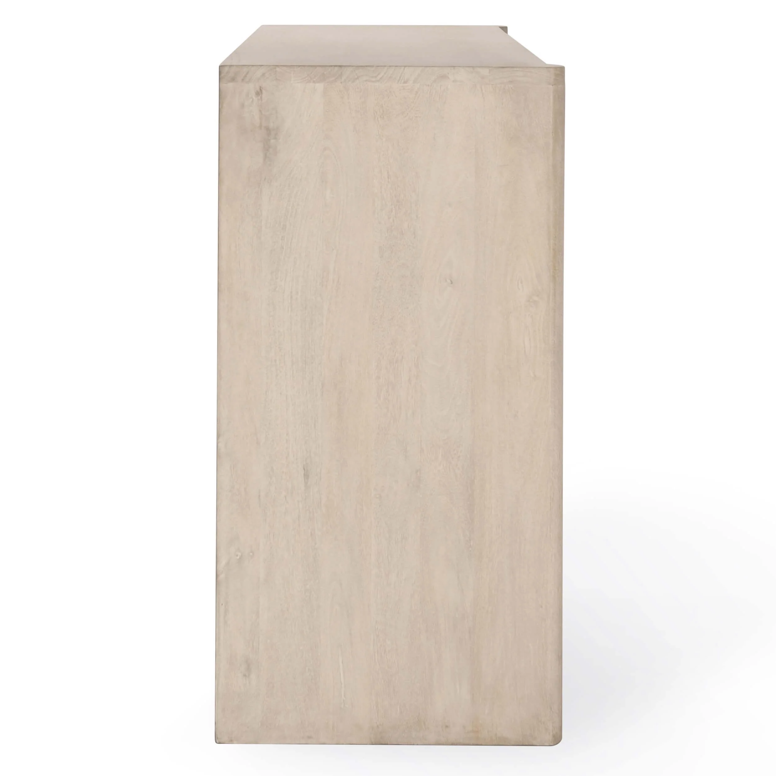 Ledro 4 Door Cabinet, White Washed - Image 3