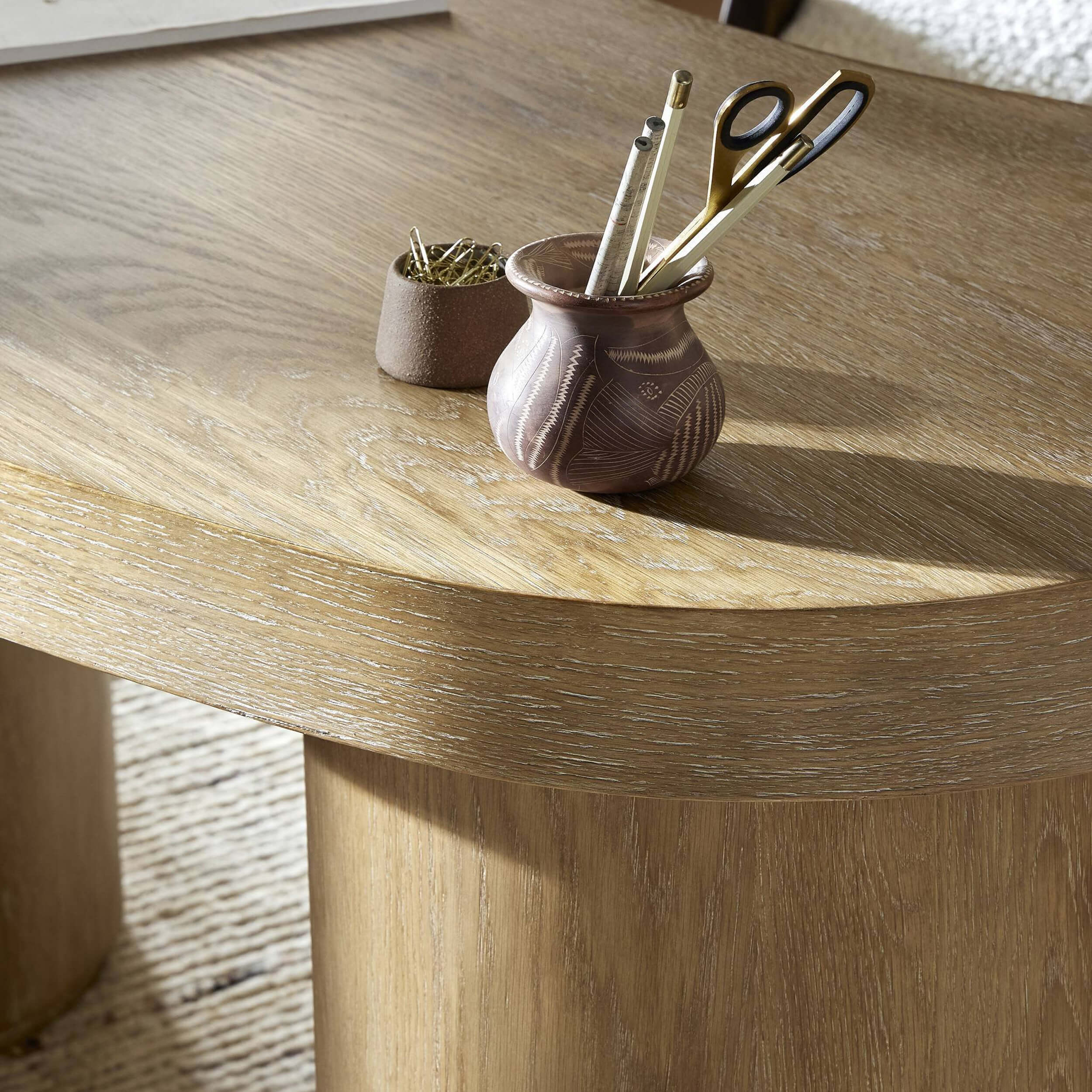Leeds Desk, Blonde by Four Hands - Image 6