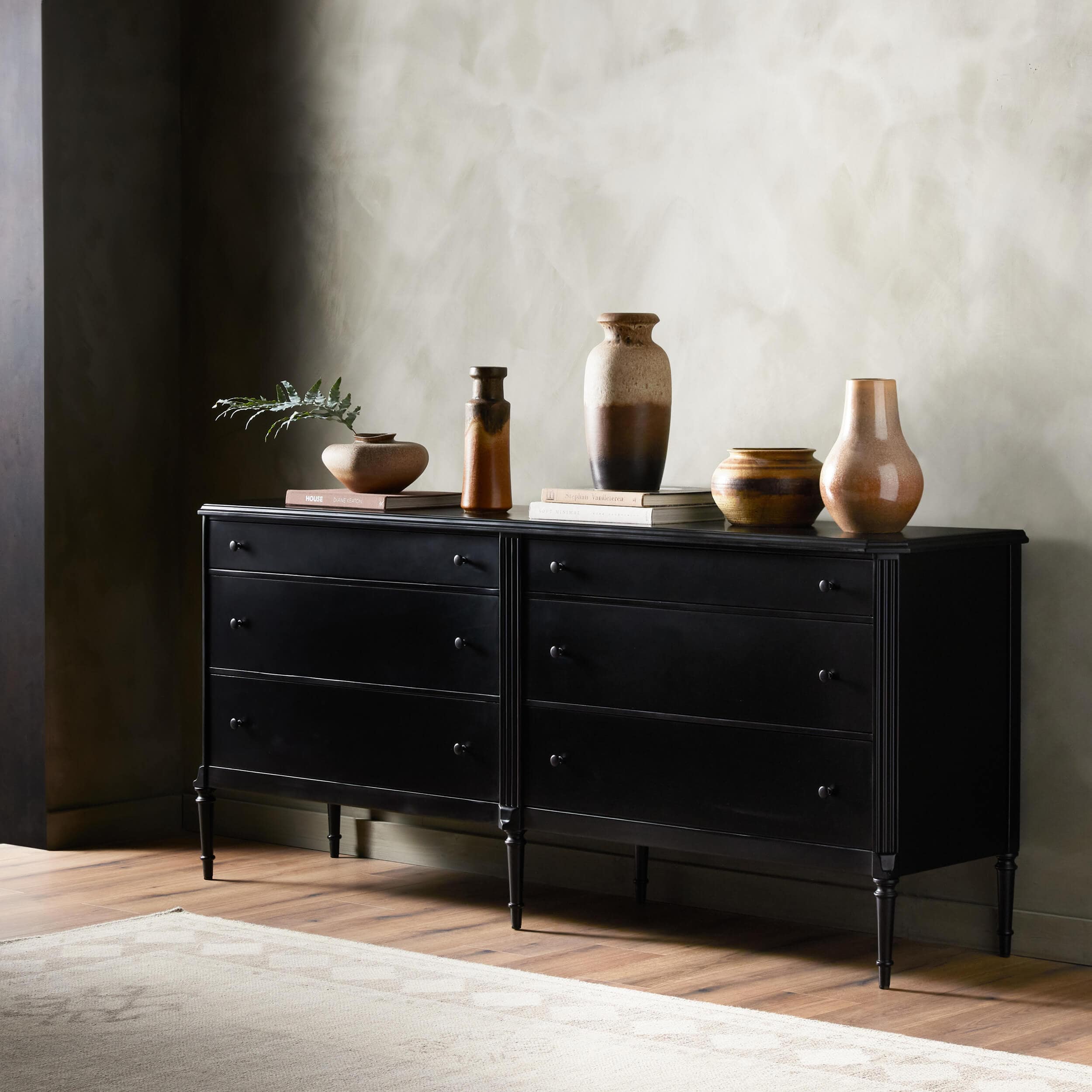 Lendon 6 Drawer Dresser, Black by Four Hands - Image 7