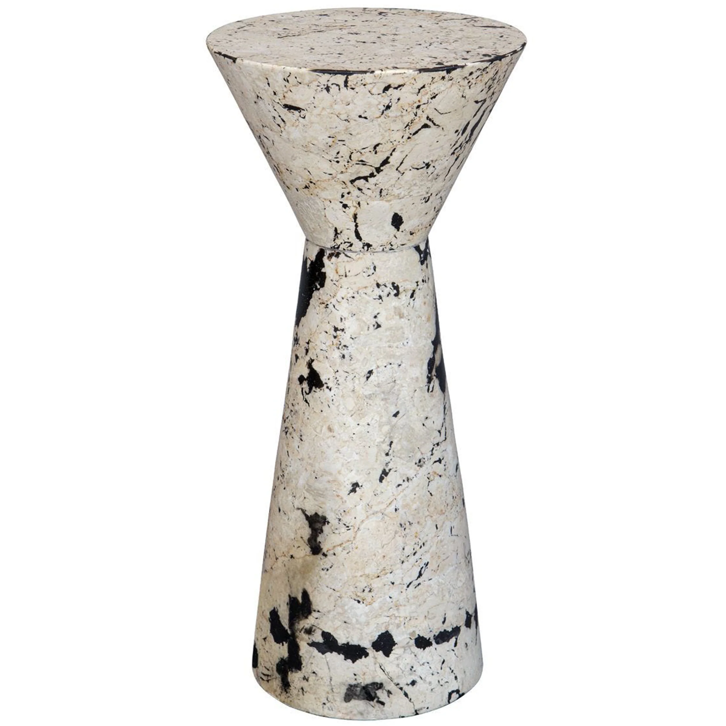 Lenora Drink Table, Black/White - Image 2