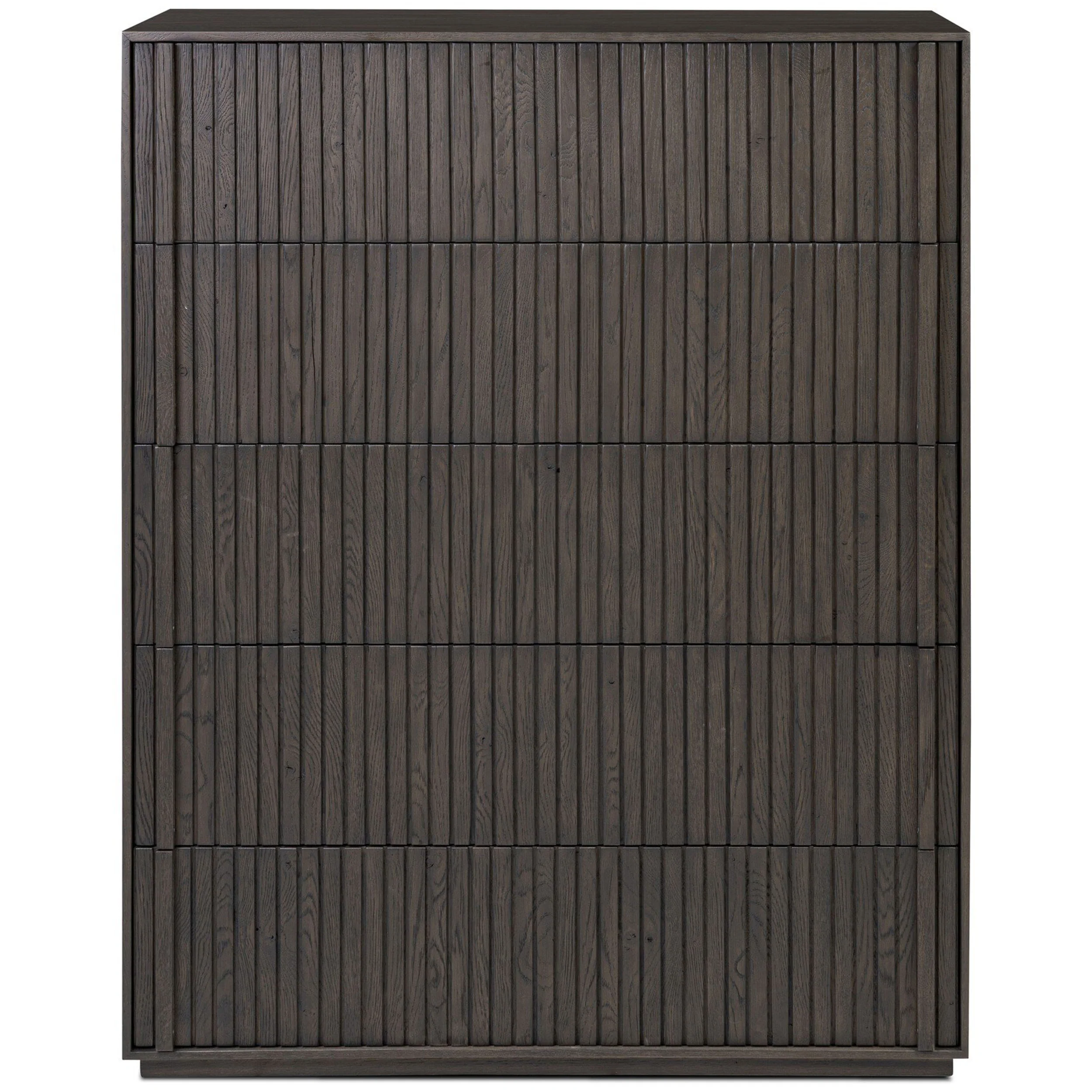 Leo 5-Drawer Dresser, Smoked Black by Four Hands - Image 2